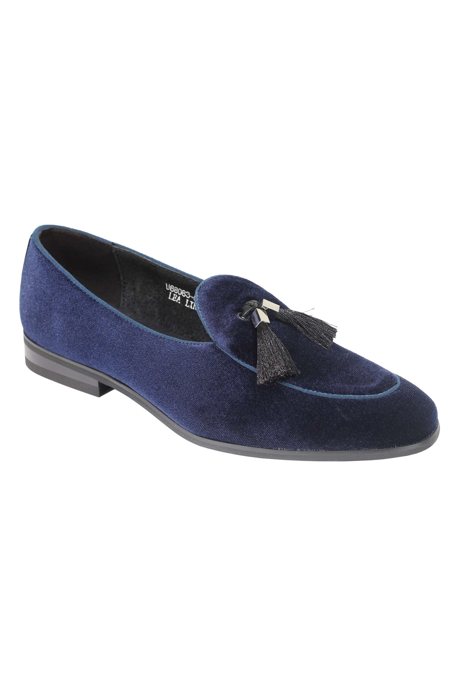 VELVET LOAFERS WITH TASSEL