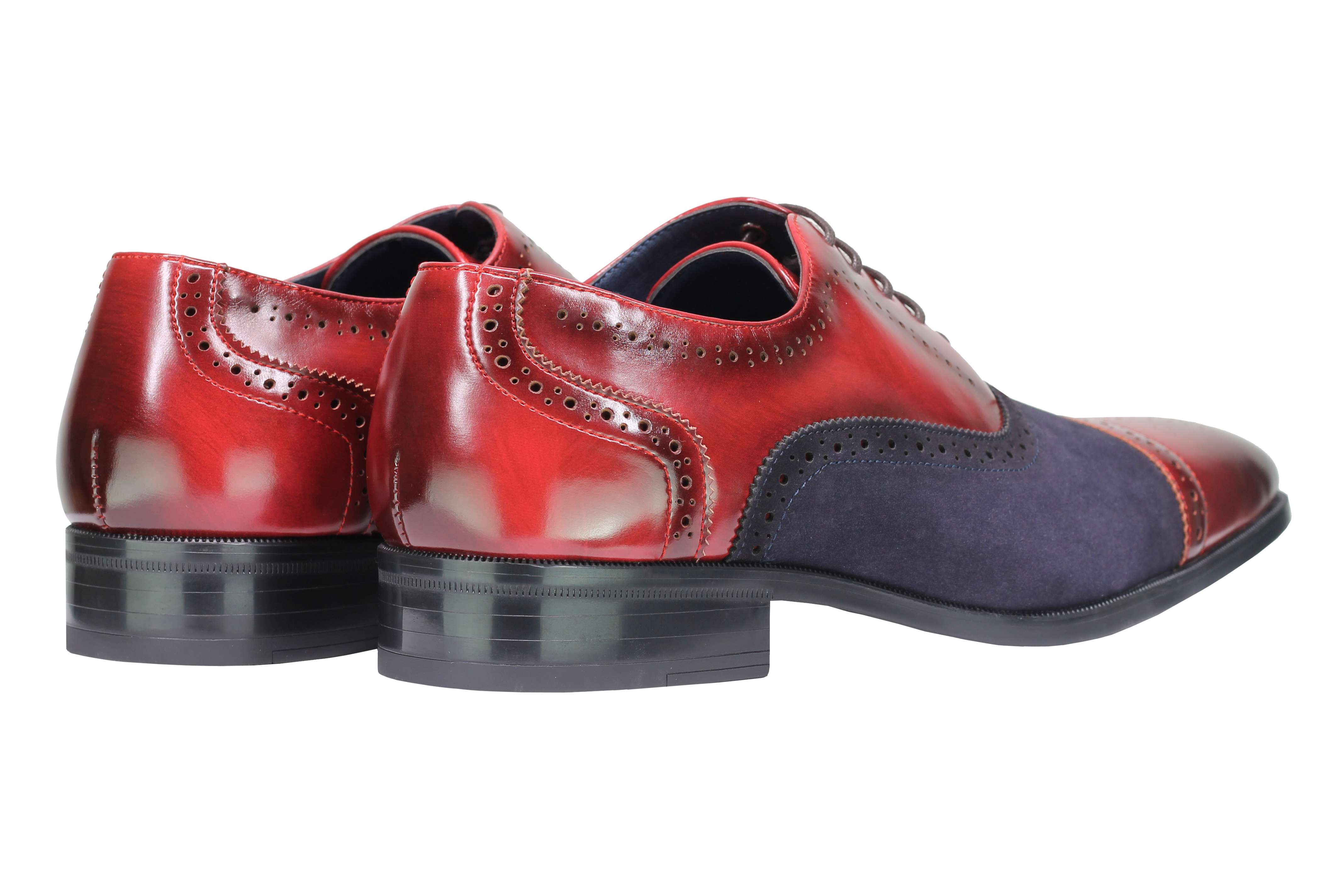 BROGUE - SUEDE & LEATHER OXFORD LACE UP