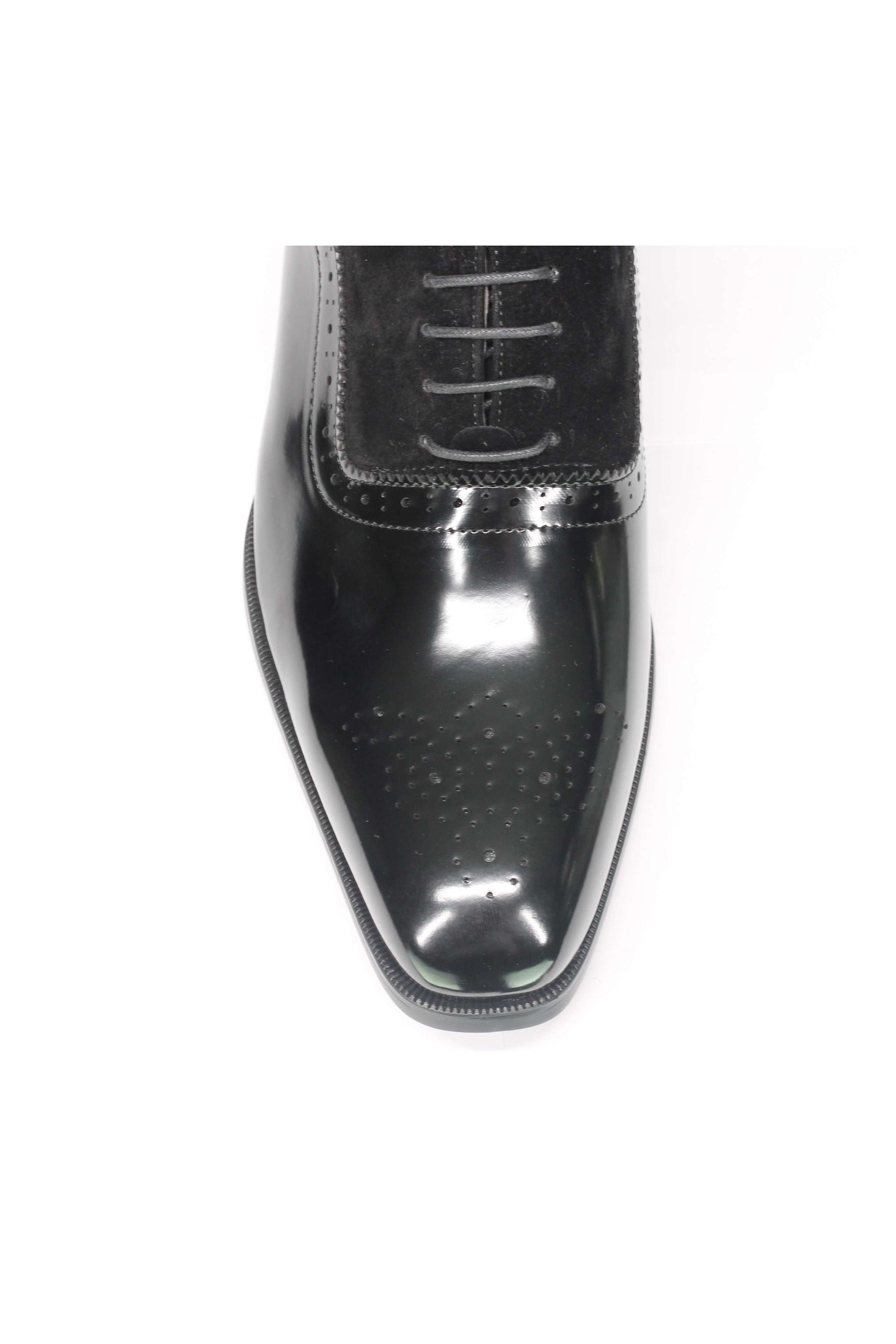 Mens Classic Brogues 2 Tone Suede & Leather Lined Smart Formal Lace up Shoes
