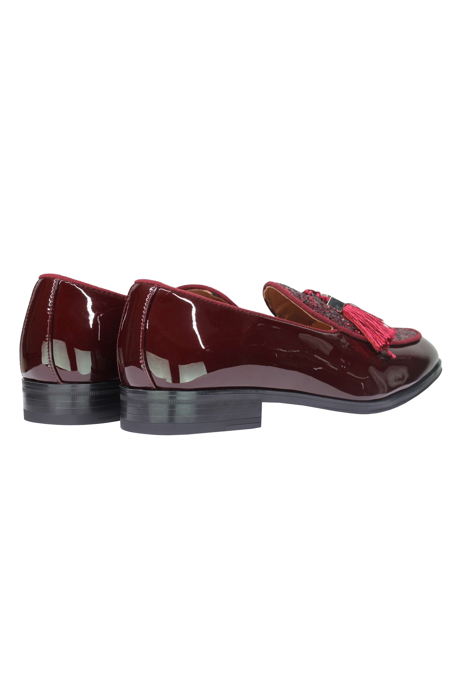 GLITTER - SHINY TASSEL LOAFERS