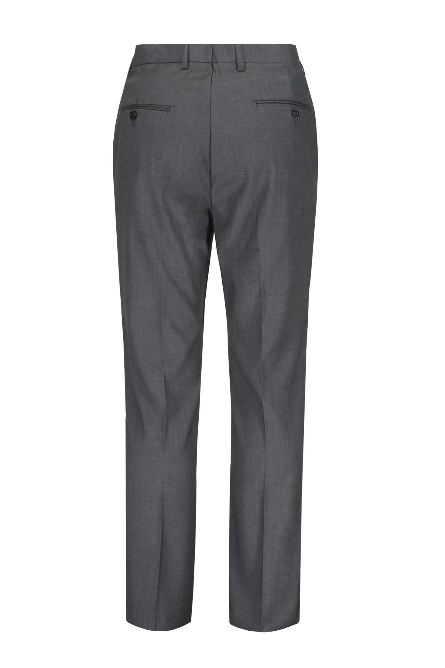 GRAHAM - CHARCOAL PLAIN TROUSERS