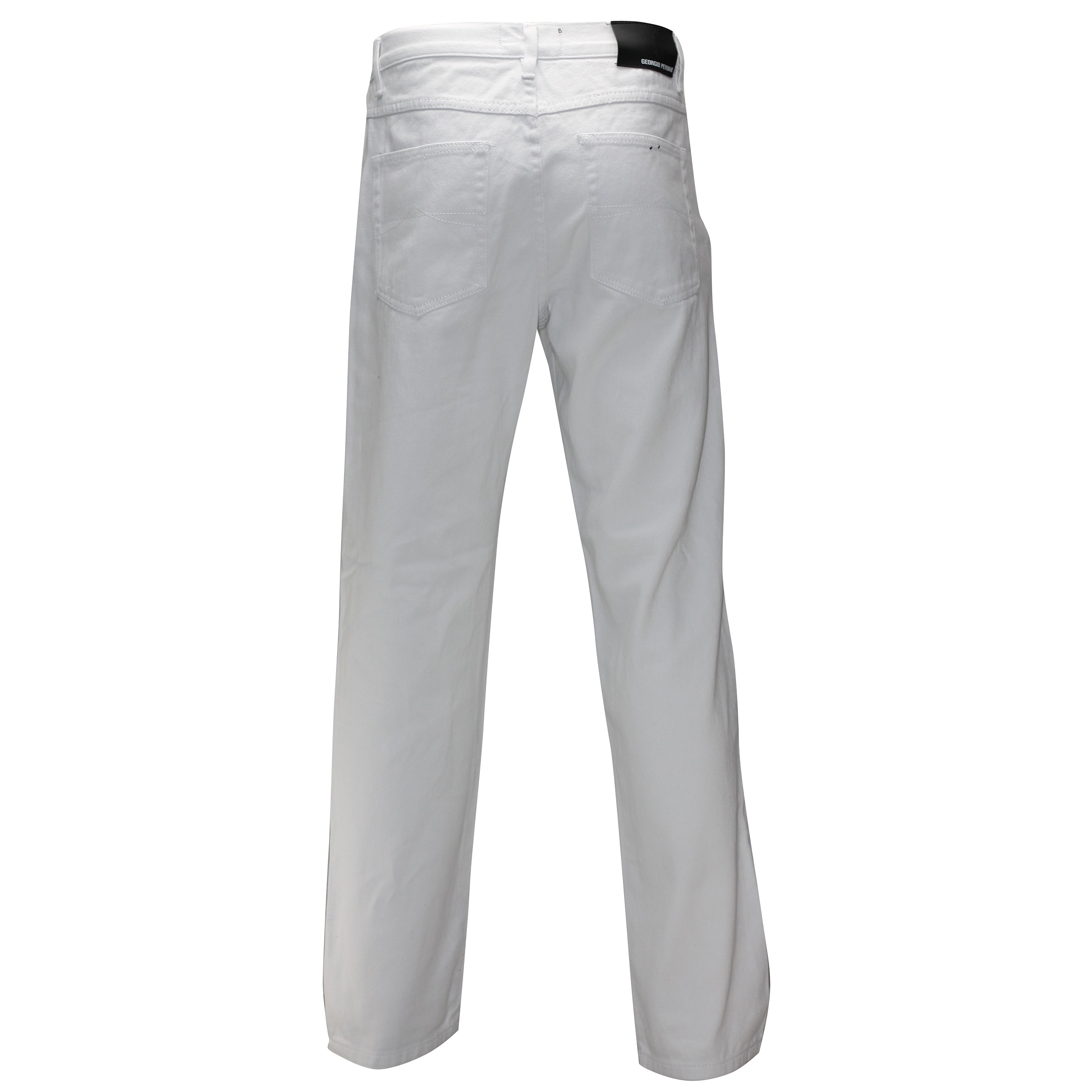 Georgio Peviani Comfort Fit Jeans - White