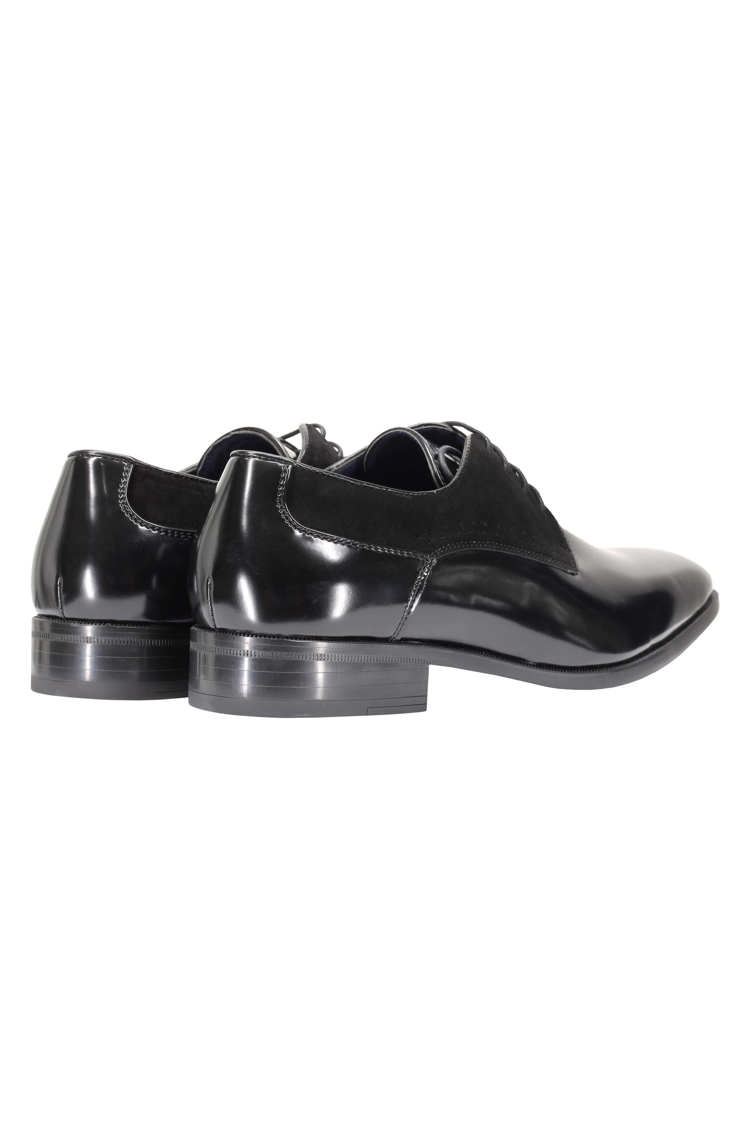 DERBY 2 TONE LEATHER LACE UP SHOES