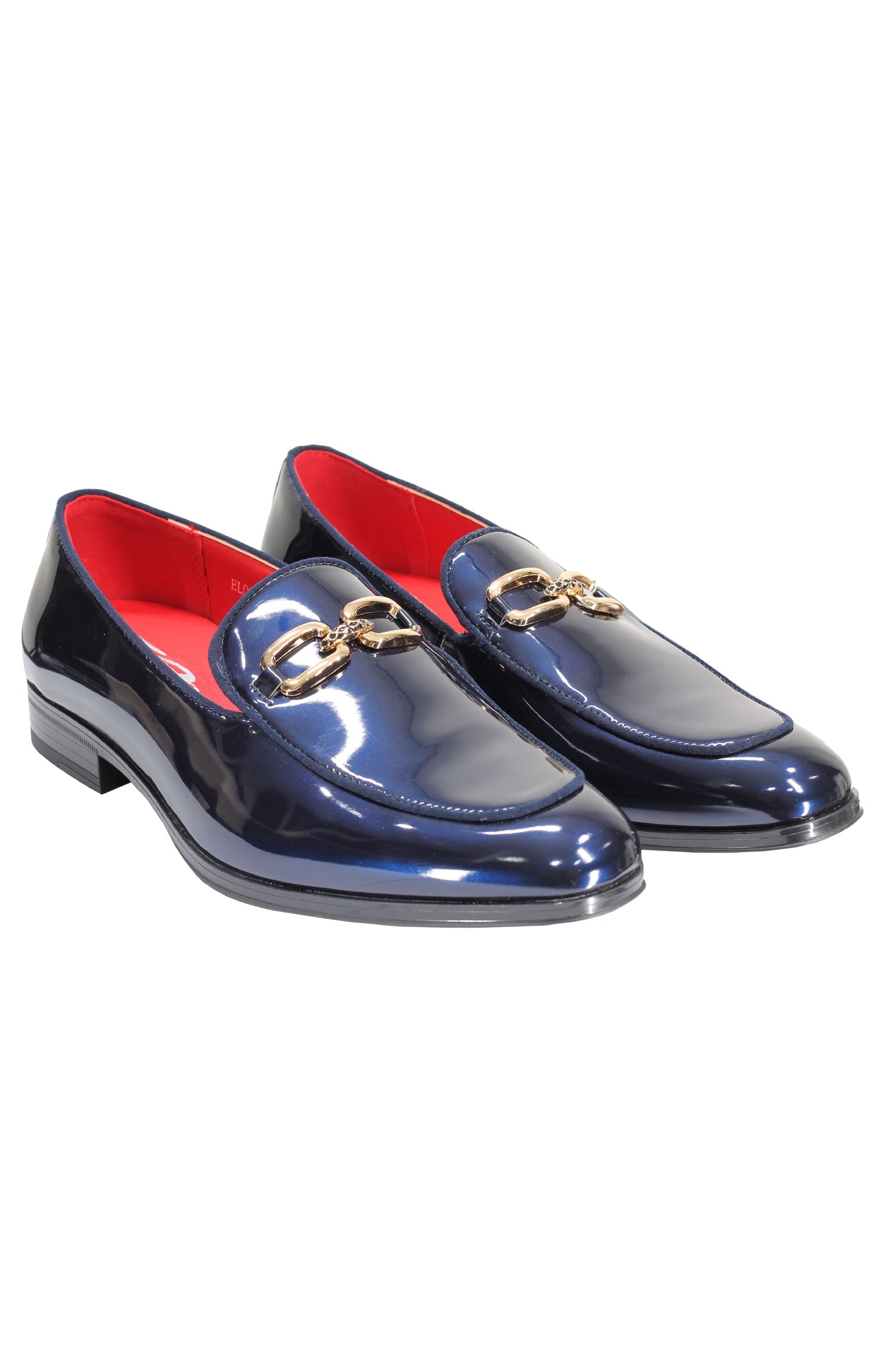 SHINY GOLD BUCKLE LOAFER