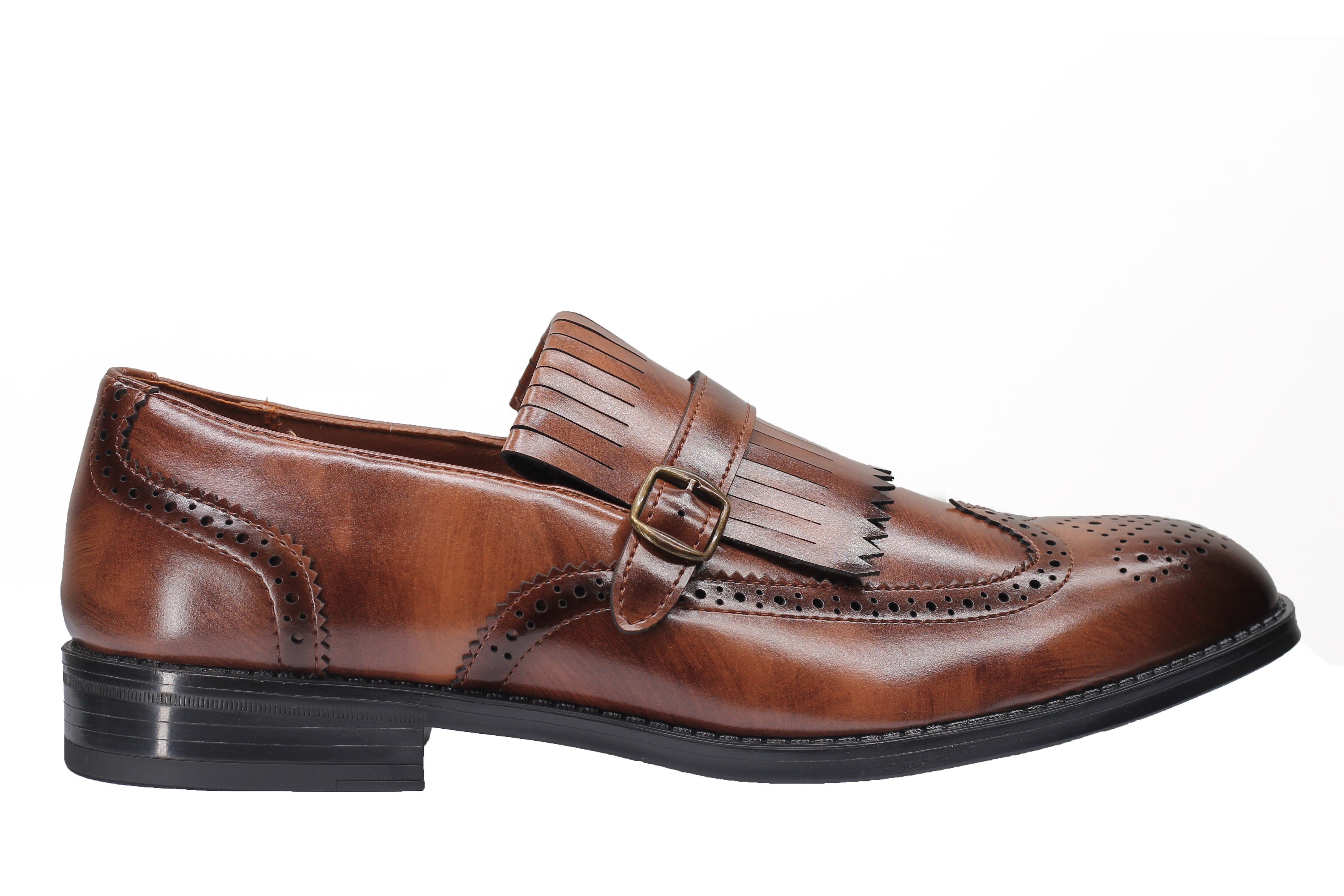 MONK STRAP BROGUE LOAFERS