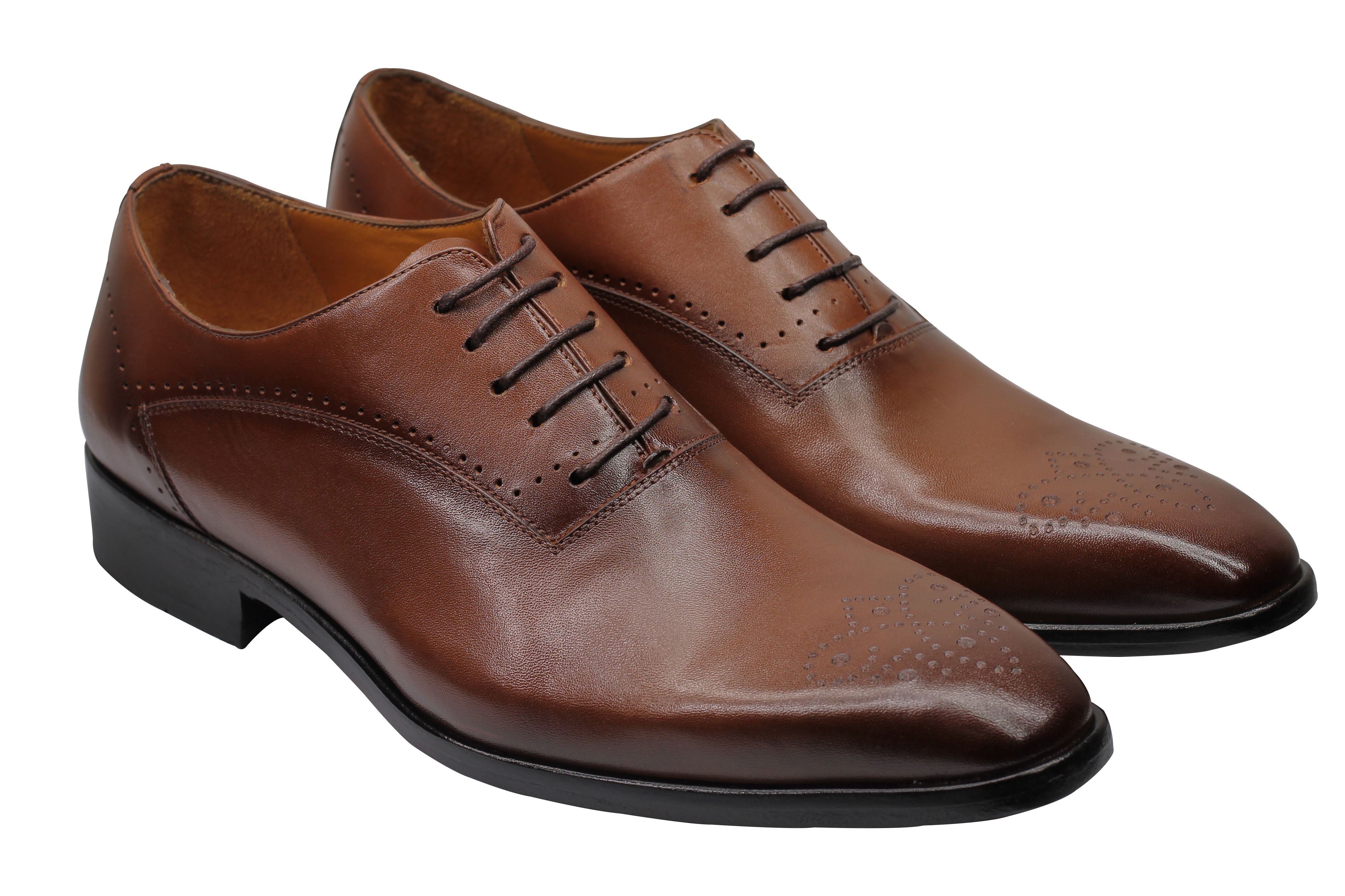 BROWN - CALF LEATHER CLASSIC SEMI BROGUES