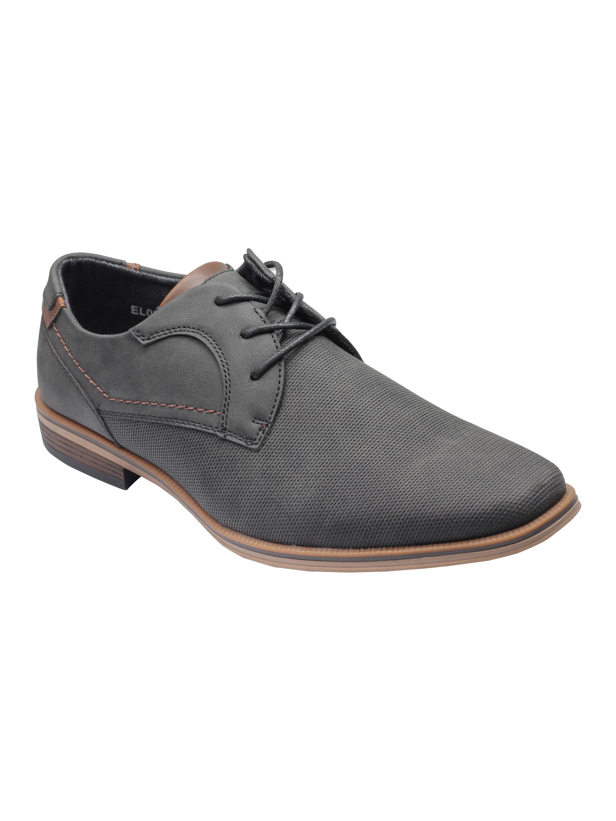 GREY LACE UP DERBY SHOES