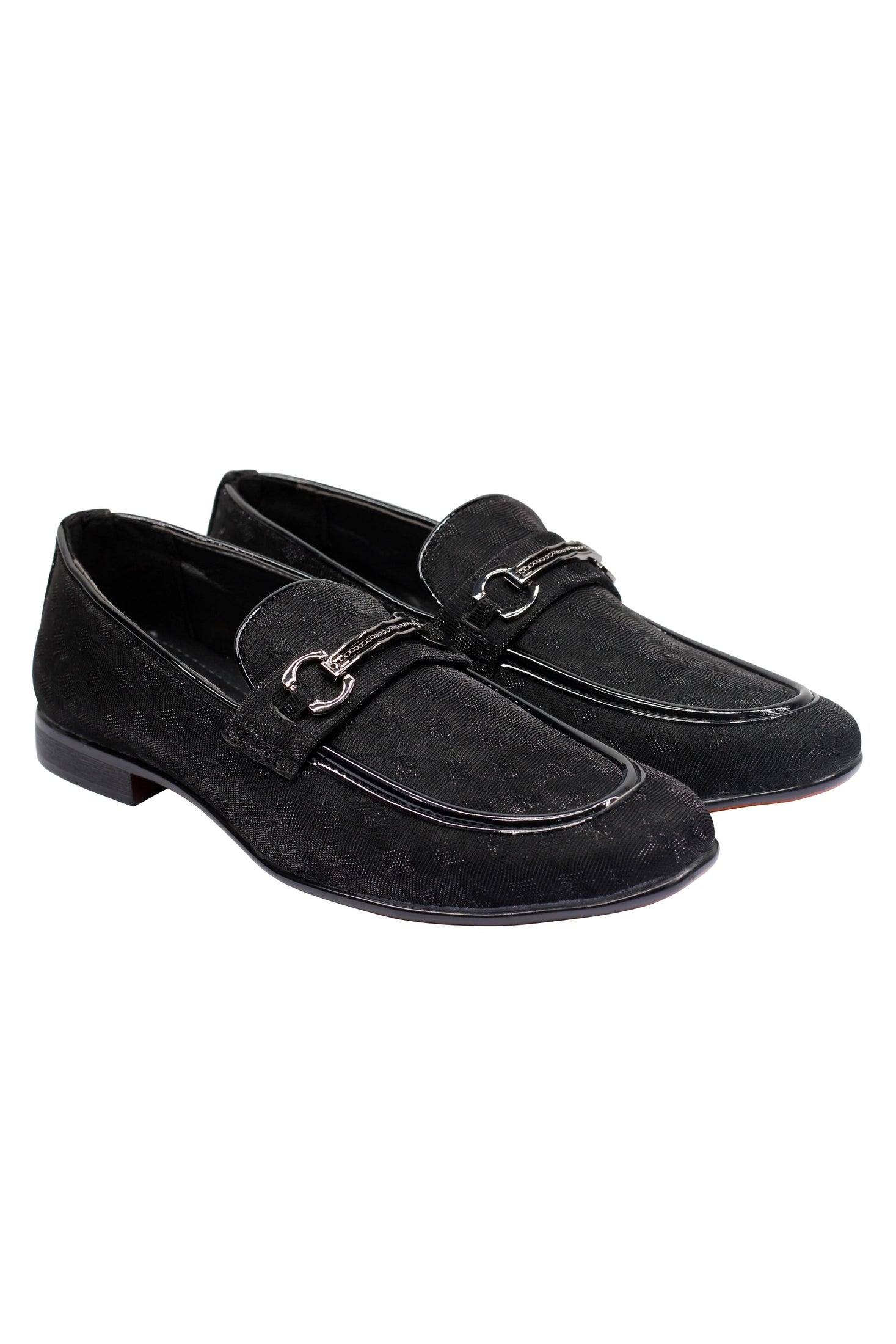 Party Loafers with Glittery Print