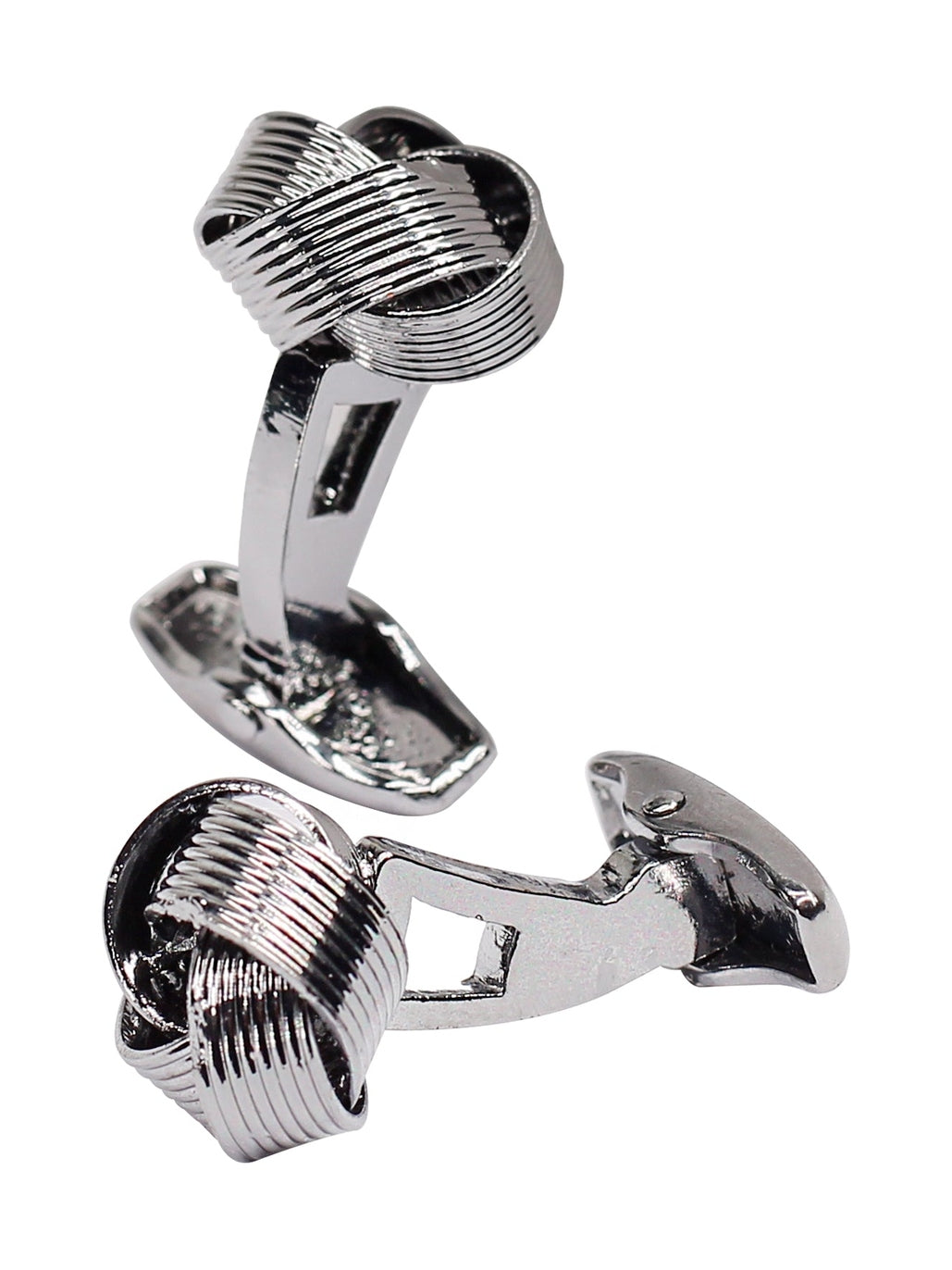 FINE WIRE DARK TONE SILVER CUFFLINKS