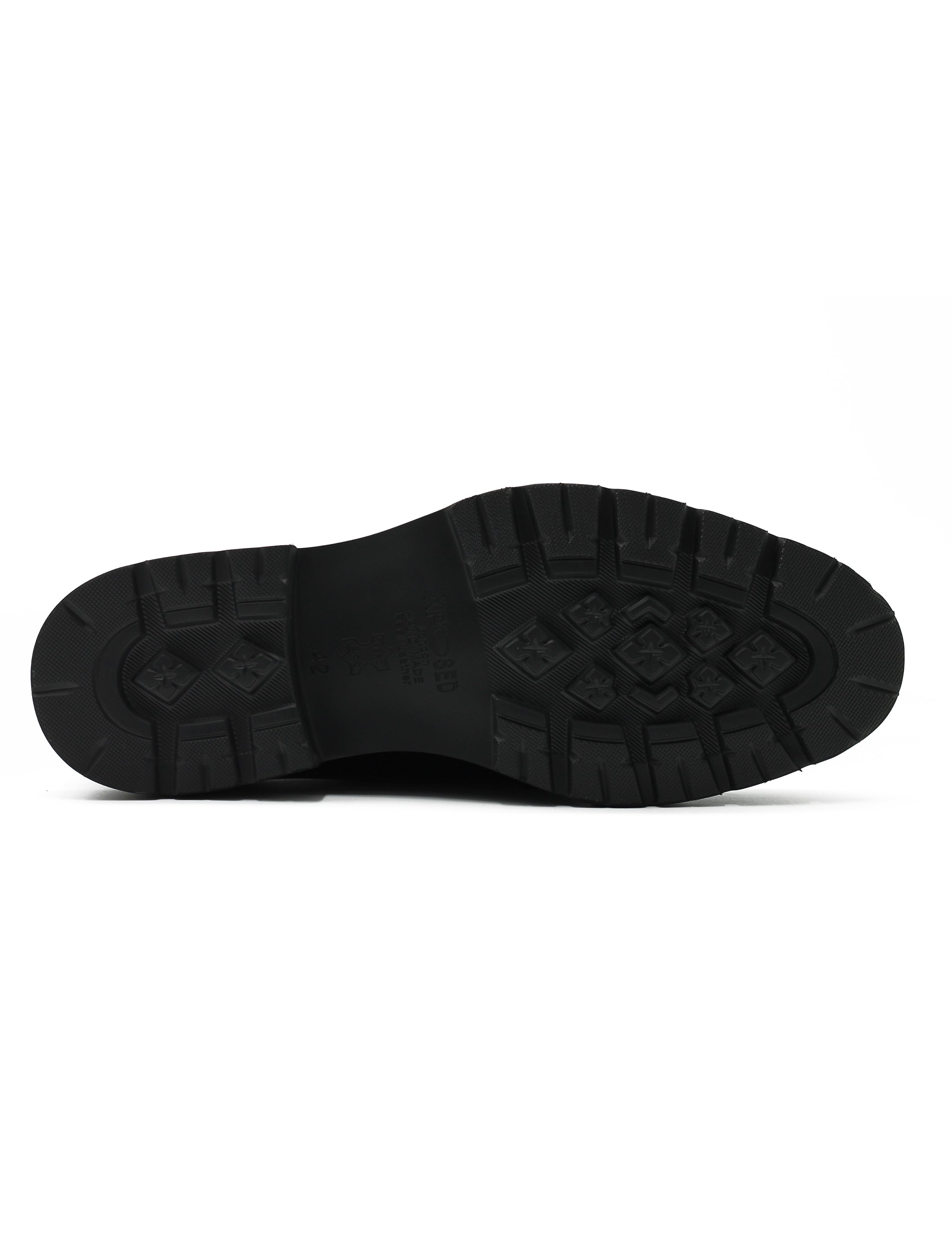 Mens Classic Derby Shoes in Black Patent Leather