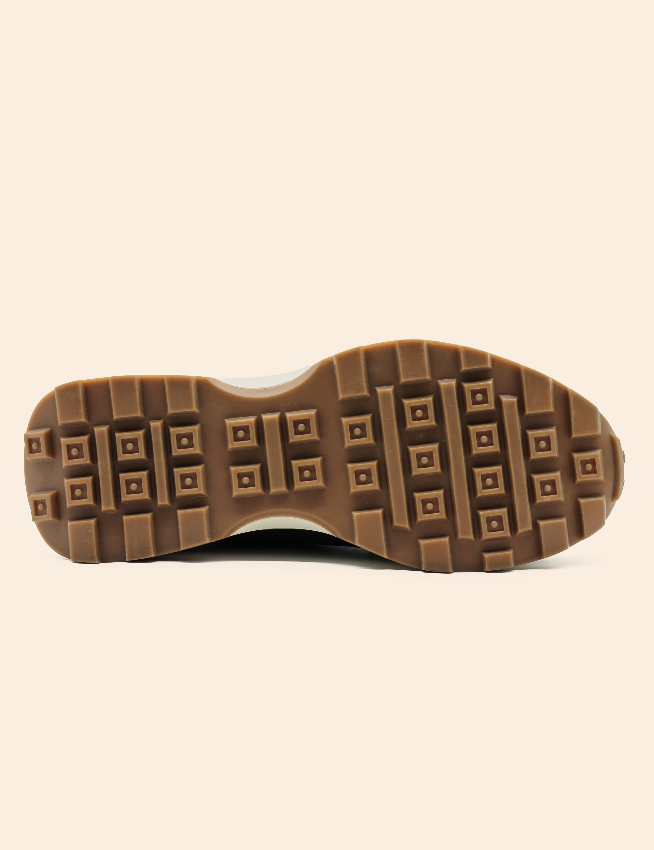 Men’s Brown Real Leather & Suede Trainers