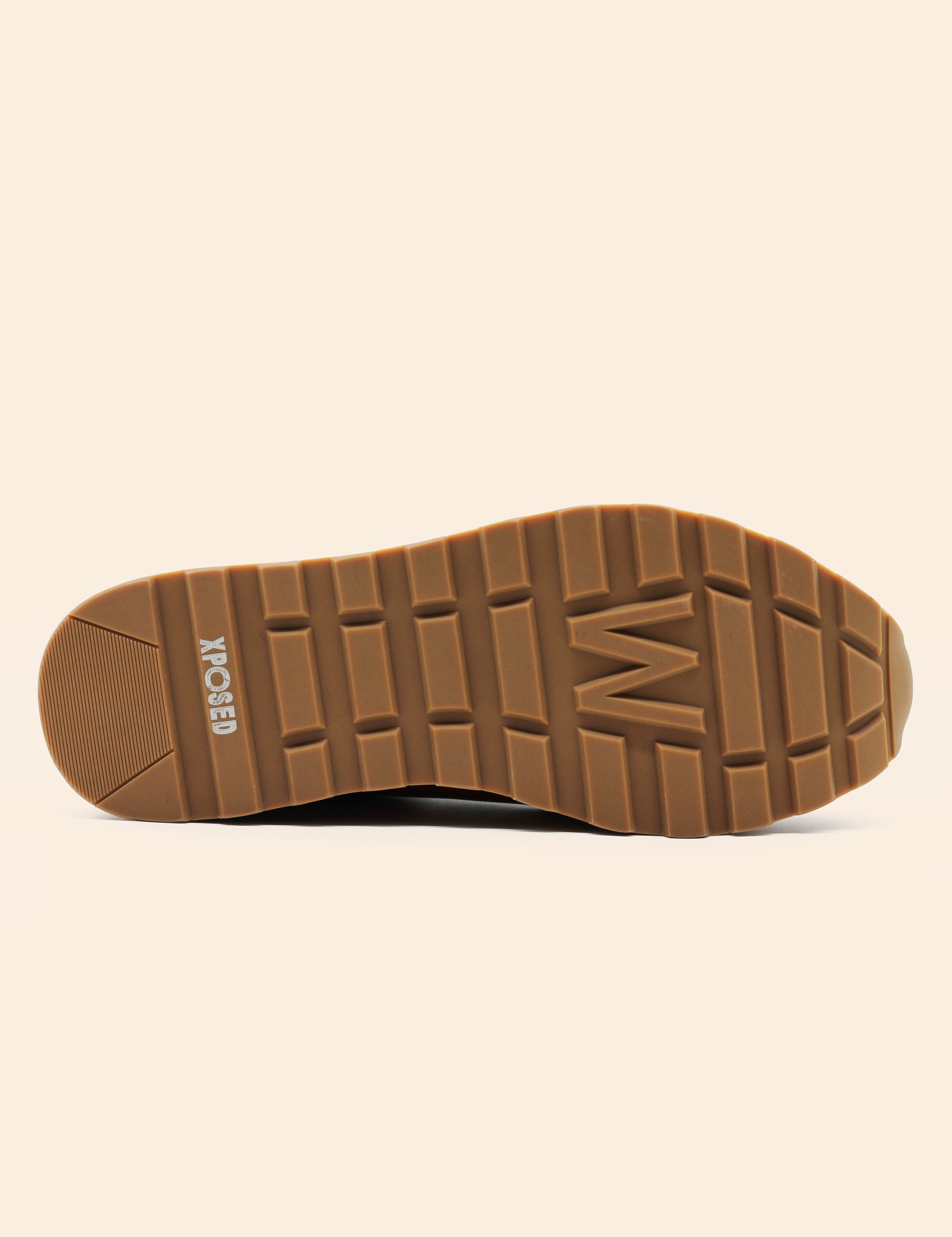 Men’s Tan Real Leather Trainers