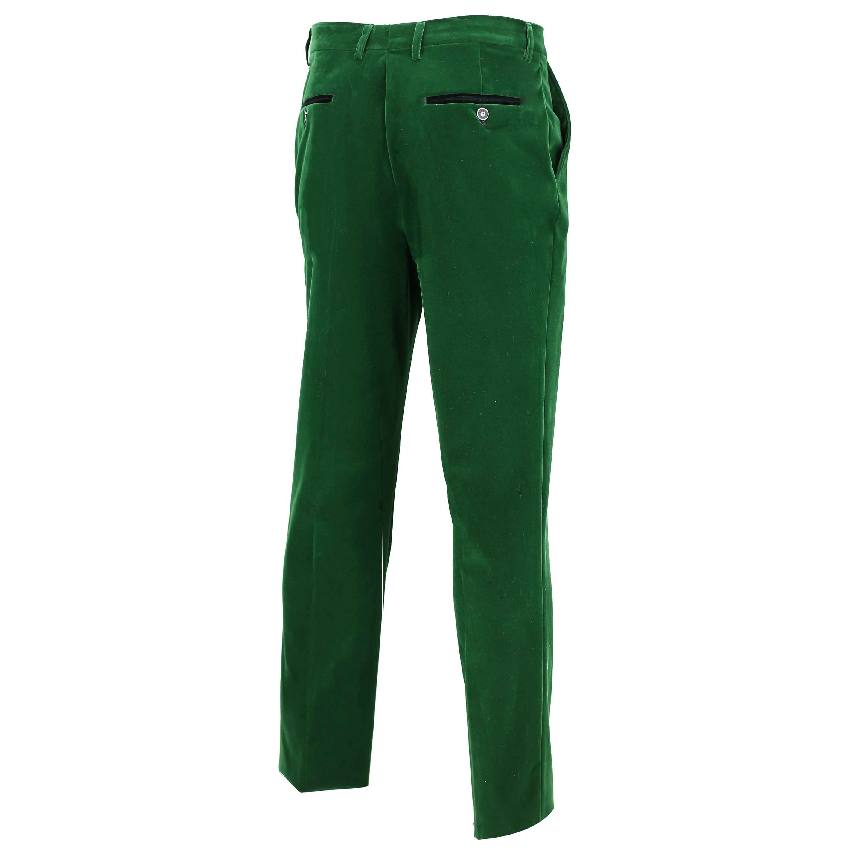 KAK - Pantalon Velours Doux Vert Dîner Homme