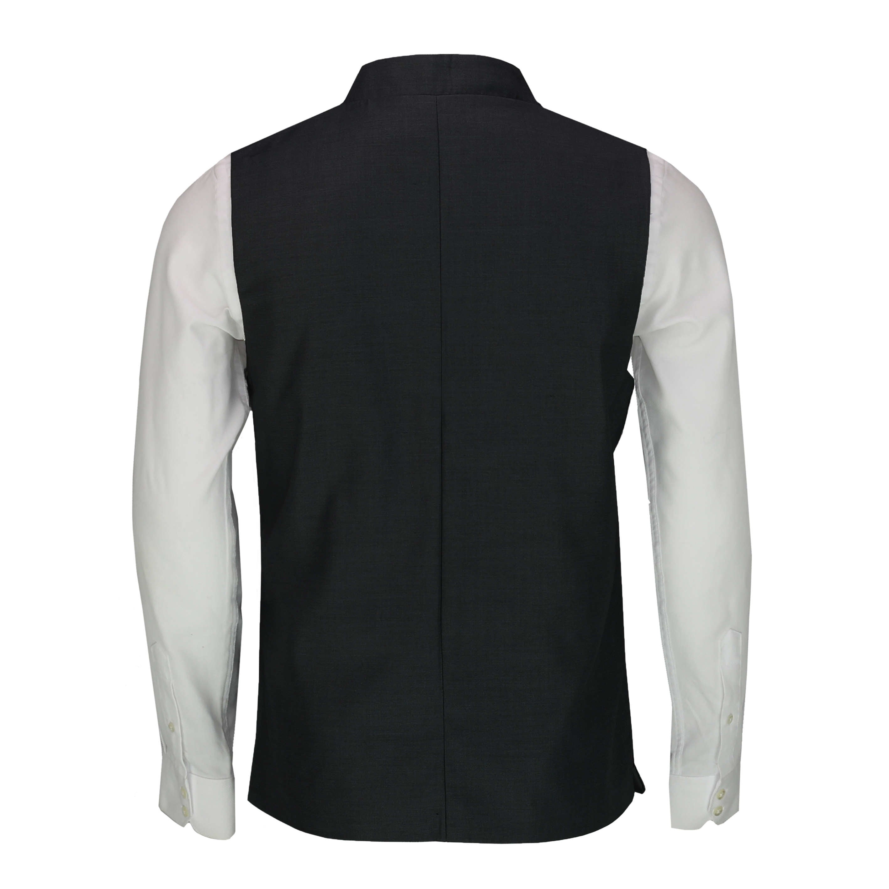 NEHRU STYLE WAISTCOAT IN BLACK