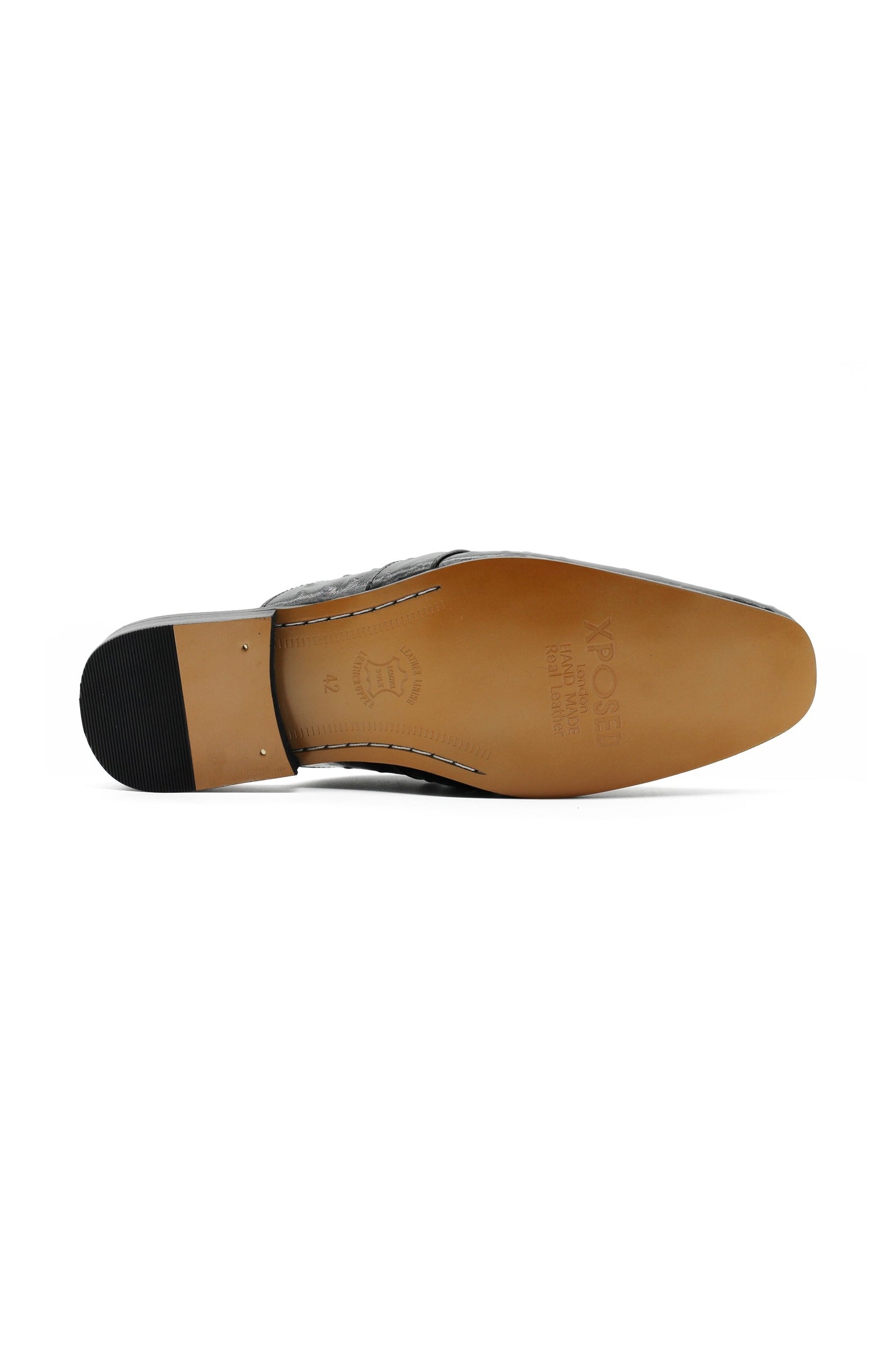 Patent Leather Print Backless Loafers