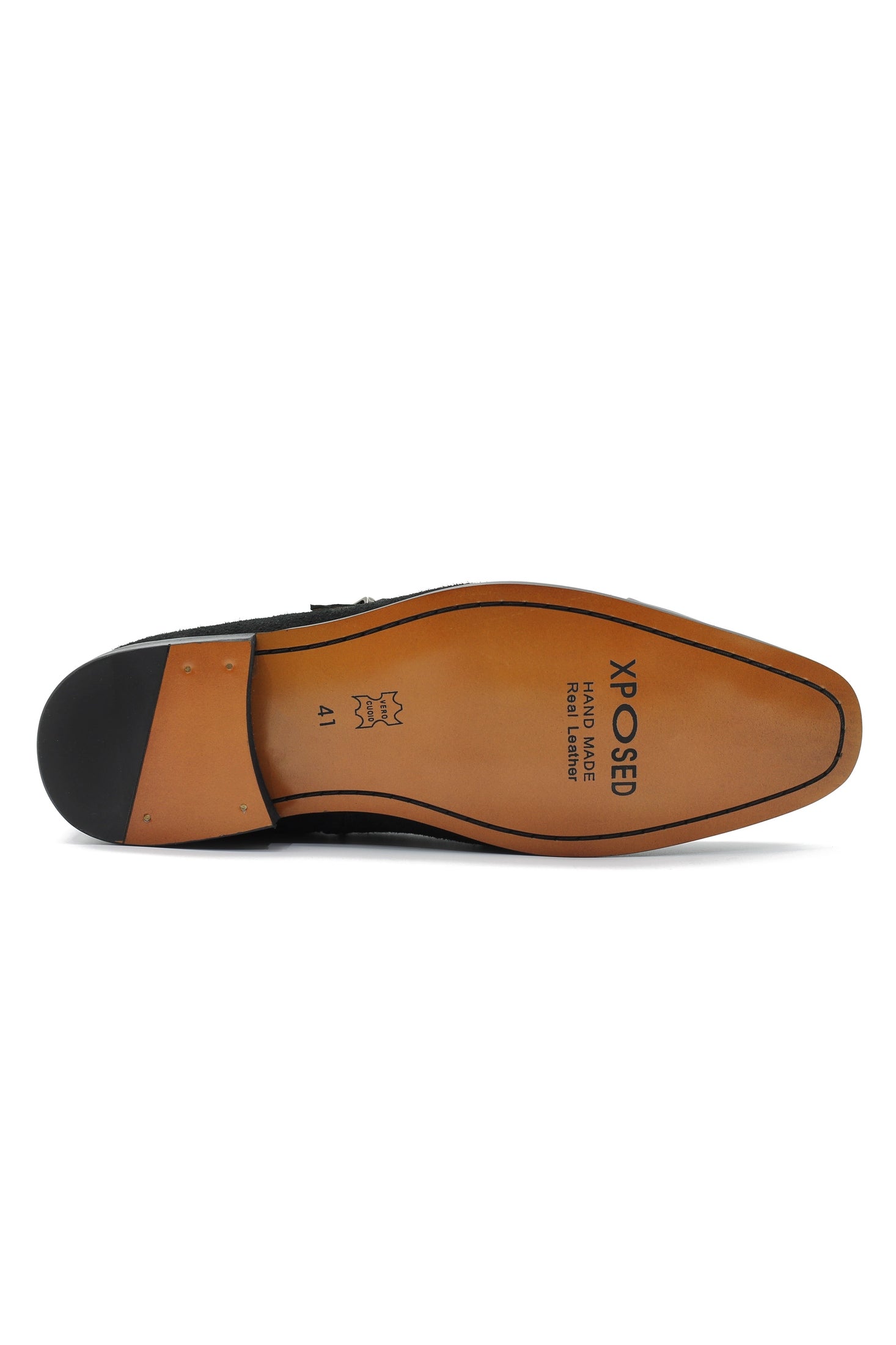 BLACK DOUBLE MONK LEATHER & SUEDE CHELSEA BOOTS