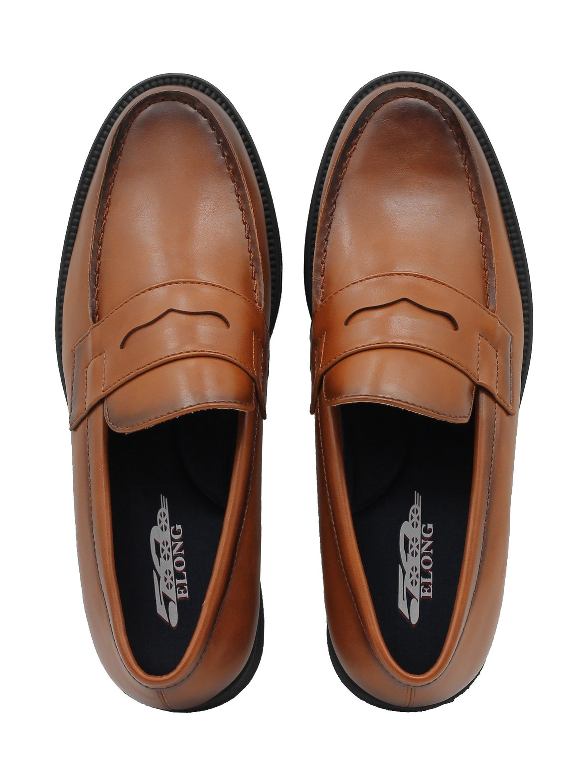 Mens Classic Faux Leather Penny Loafer Round Toe Casual office Shoes XPOSED