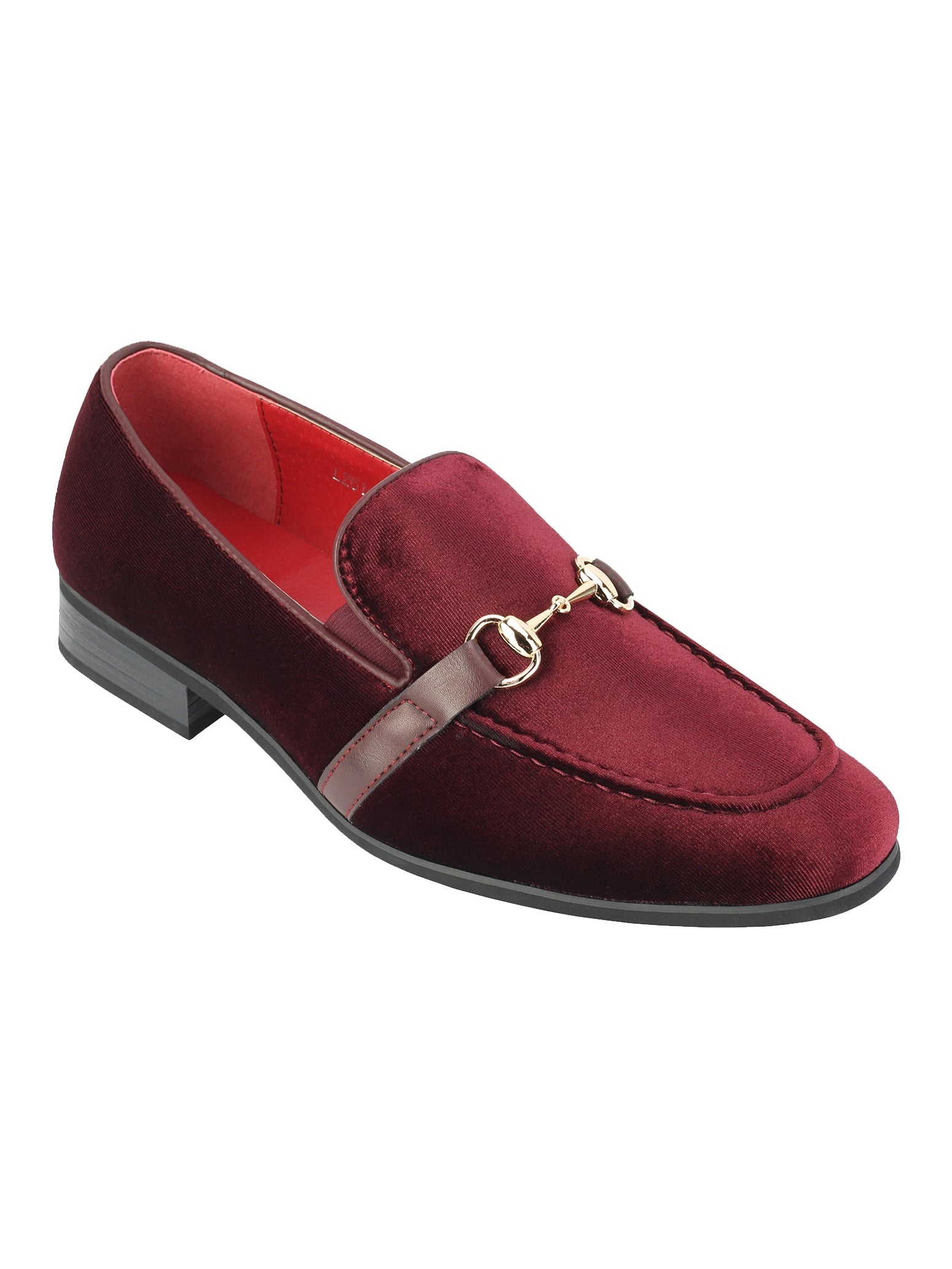 LOAFERS AUS KUNSTLEDER-SAMT MIT SCHNALLE