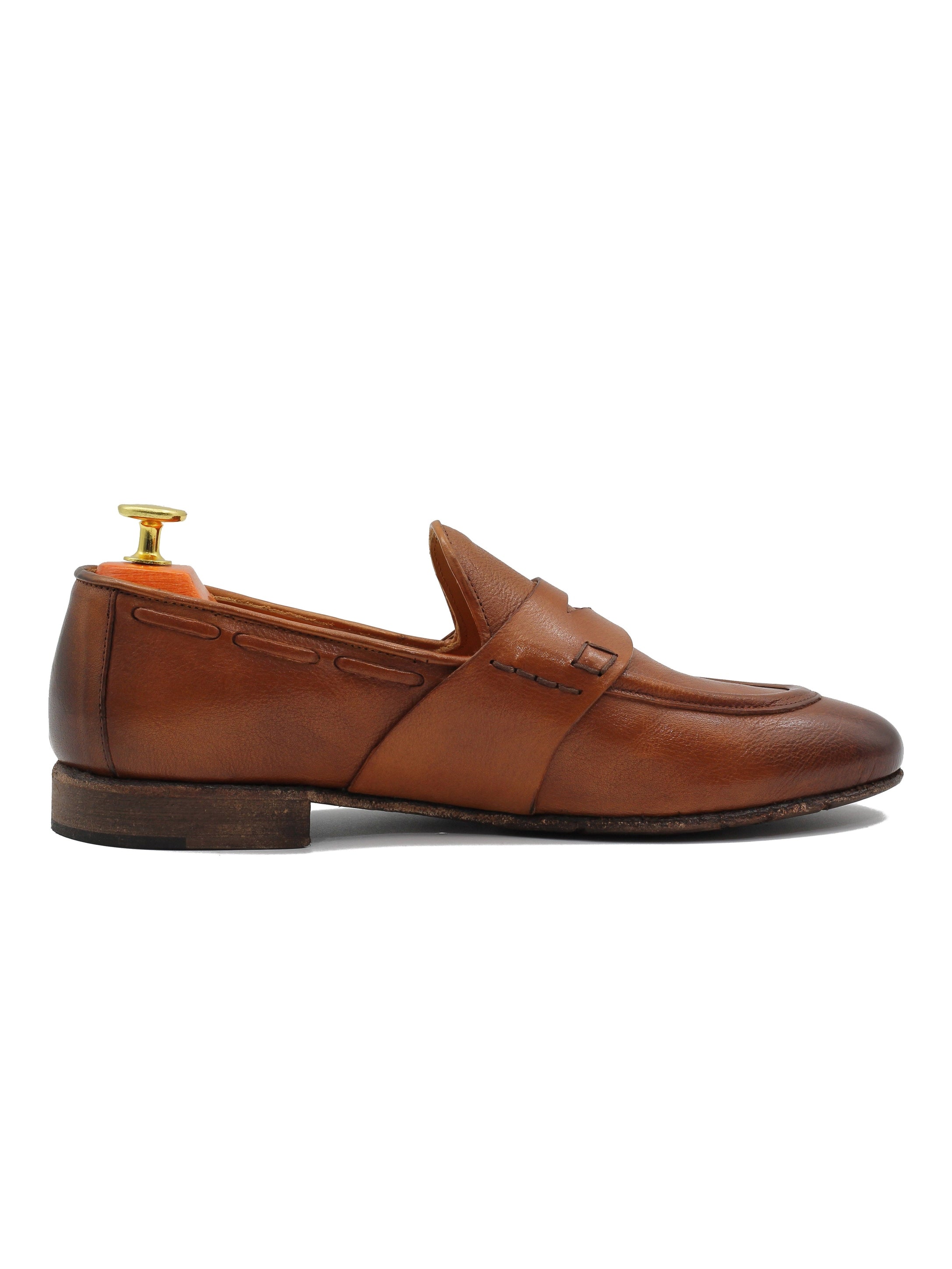 NAPLES 01 - TAN PENNY LOAFER