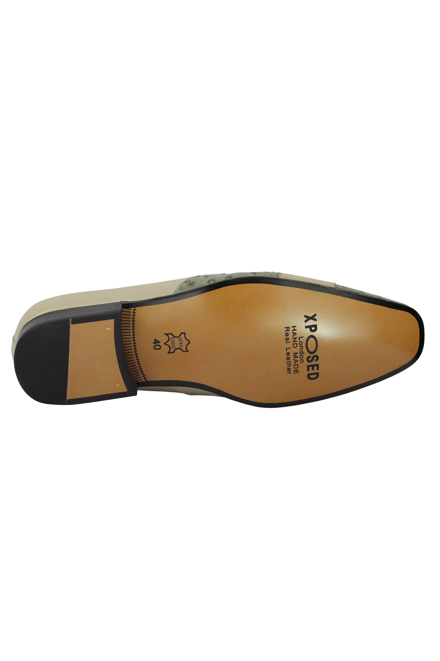 REAL LEATHER GREY SLIP ON SHOES