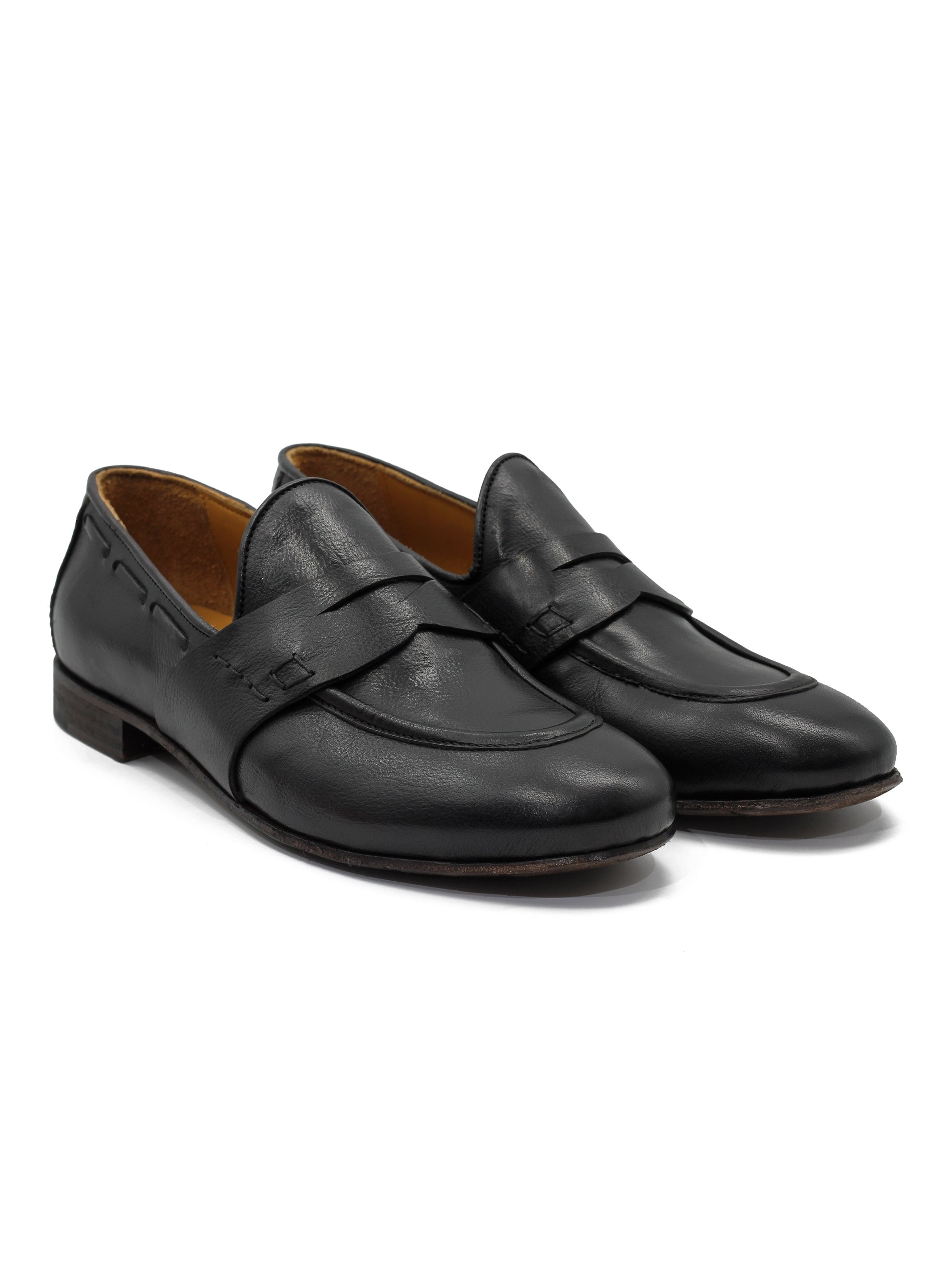 NAPLES 01 - BLACK PENNY LOAFER