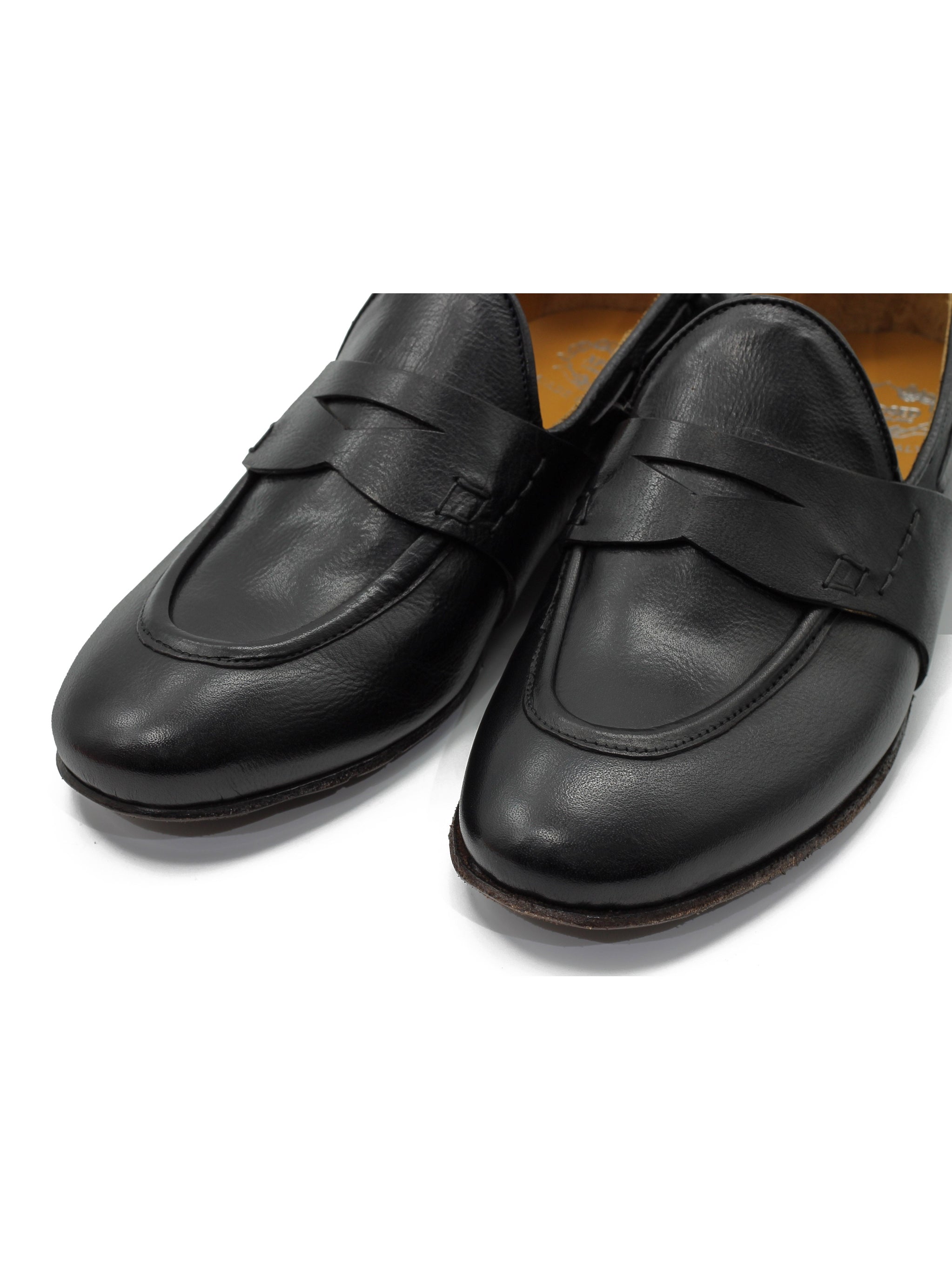 NAPLES 01 - BLACK PENNY LOAFER