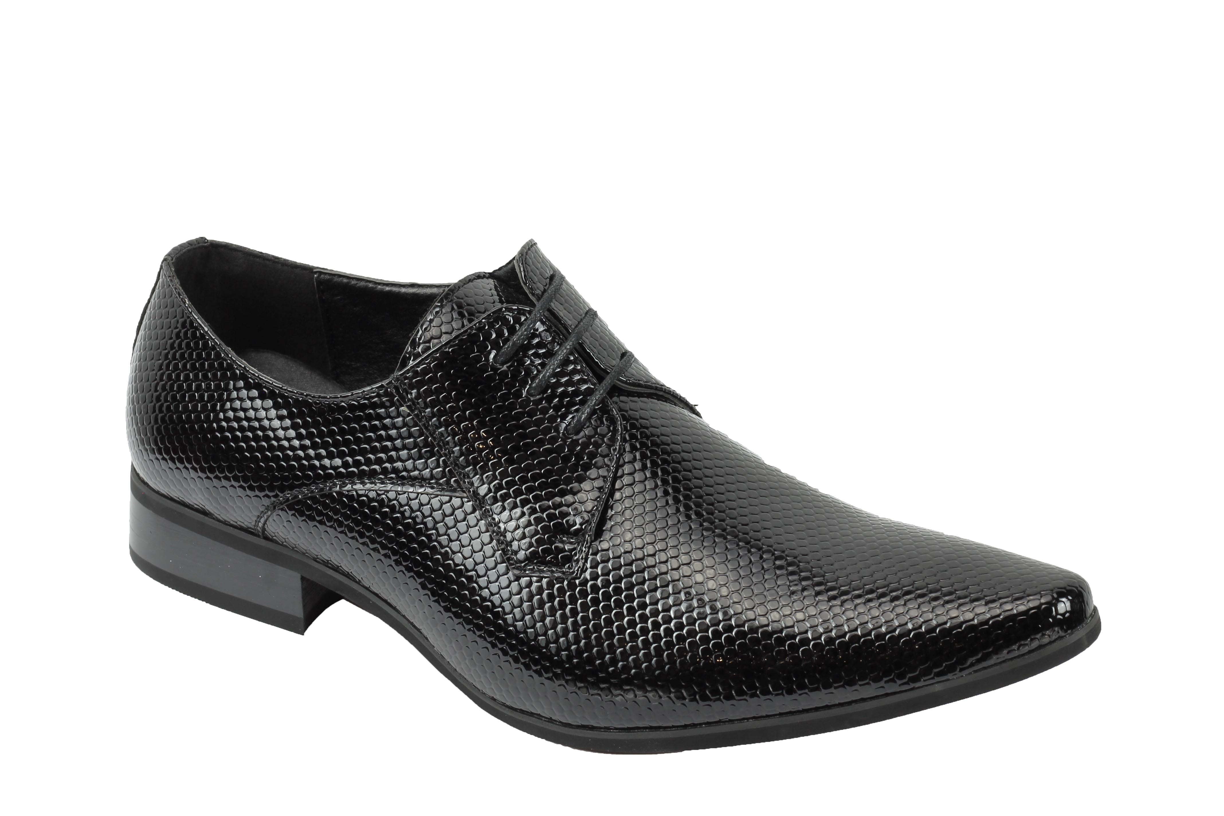 SHINY FAUX LEATHER SHOES