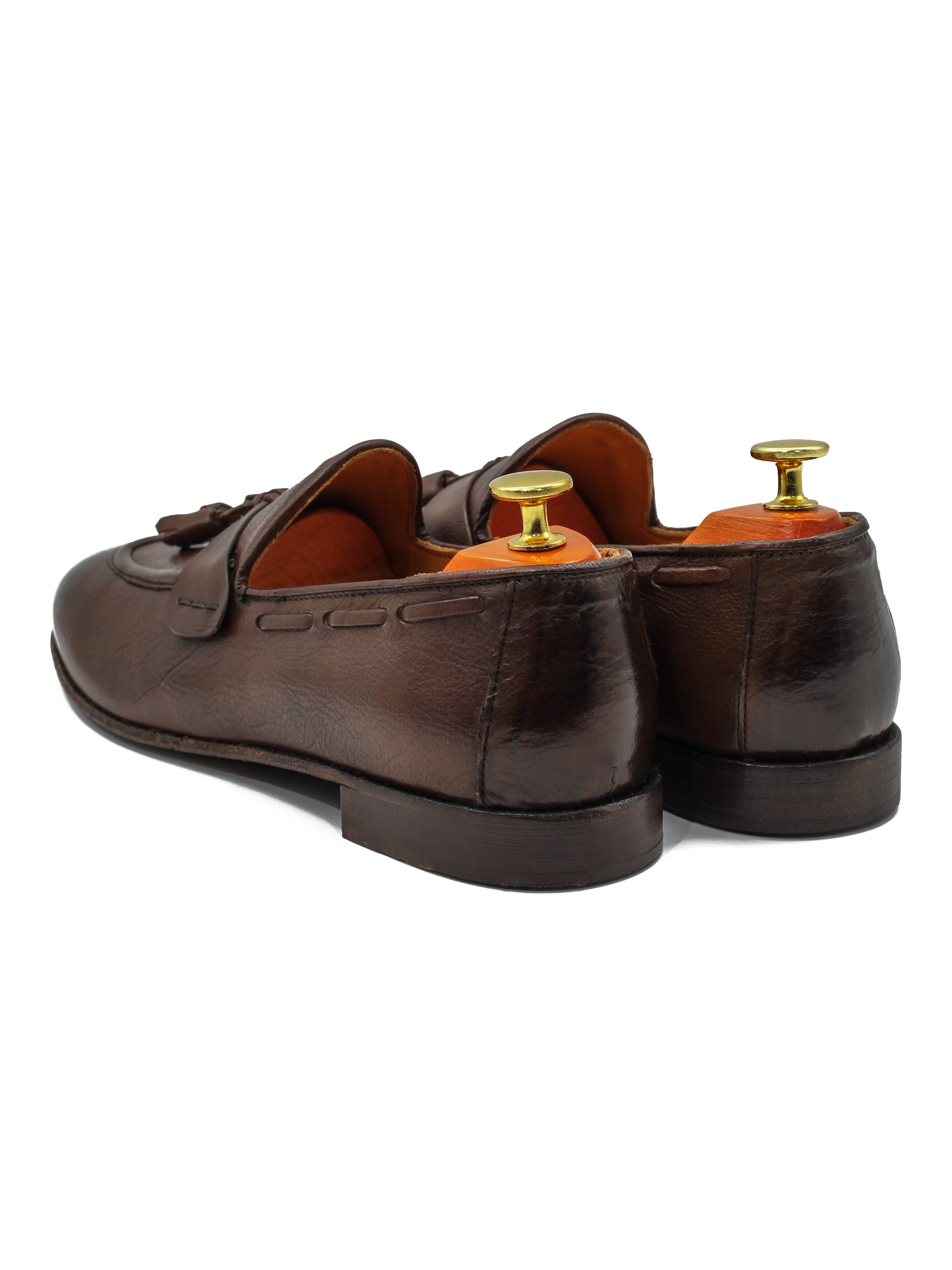 NAPLES 03 – TASSEL LOAFERS BROWN ITALIAN LEATHER