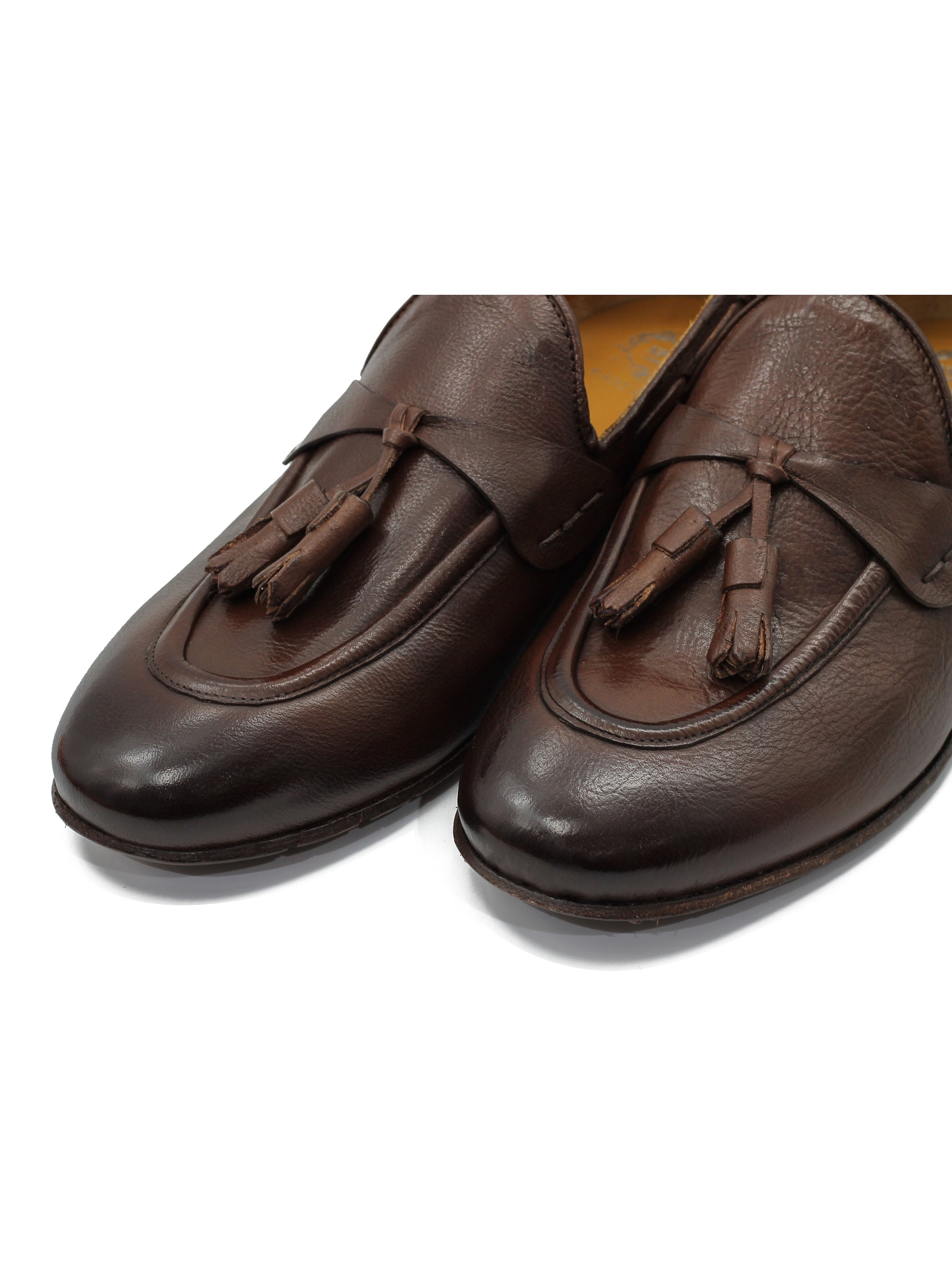 NAPLES 03 – TASSEL LOAFERS BROWN ITALIAN LEATHER