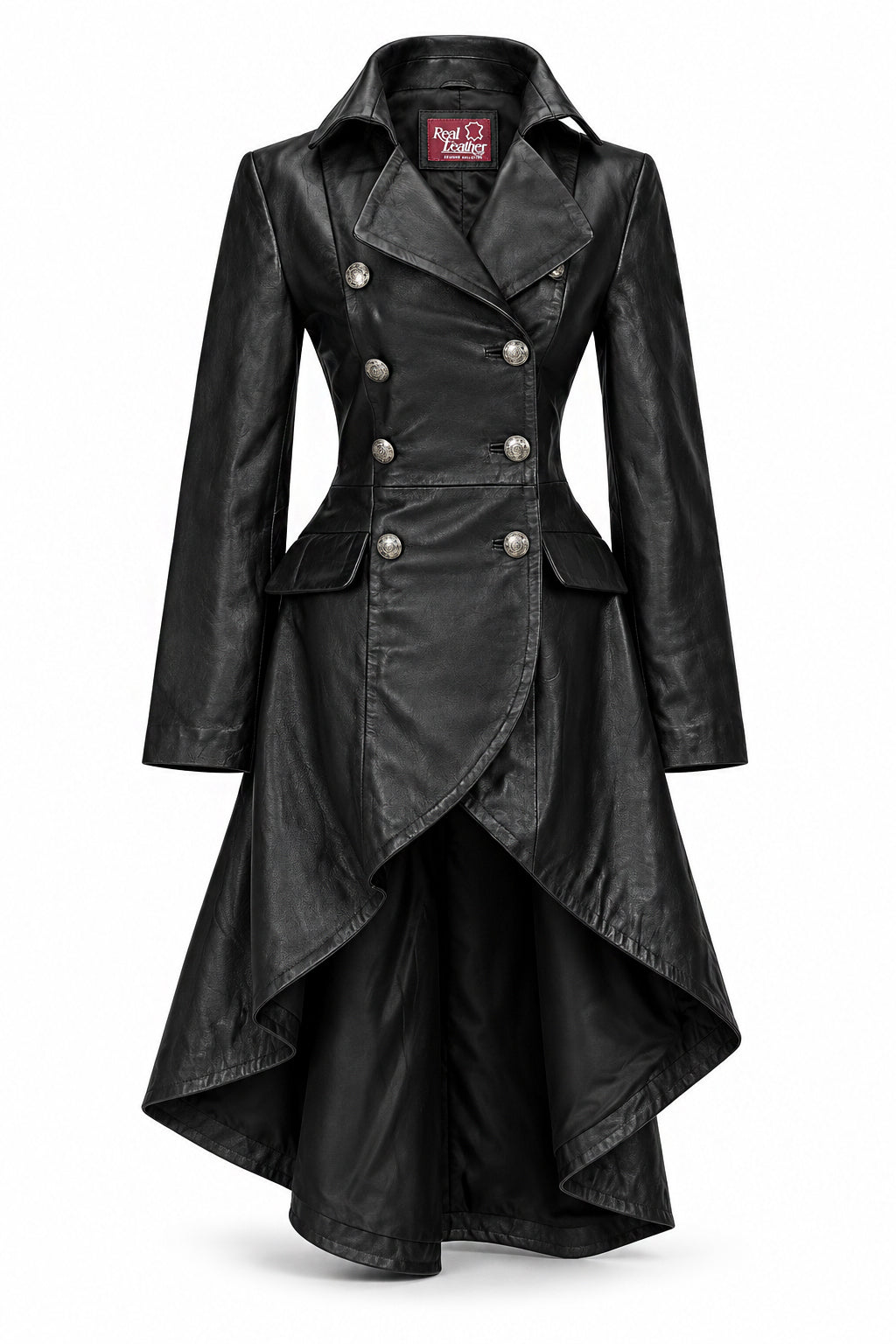Victorian Leather Jacket Black
