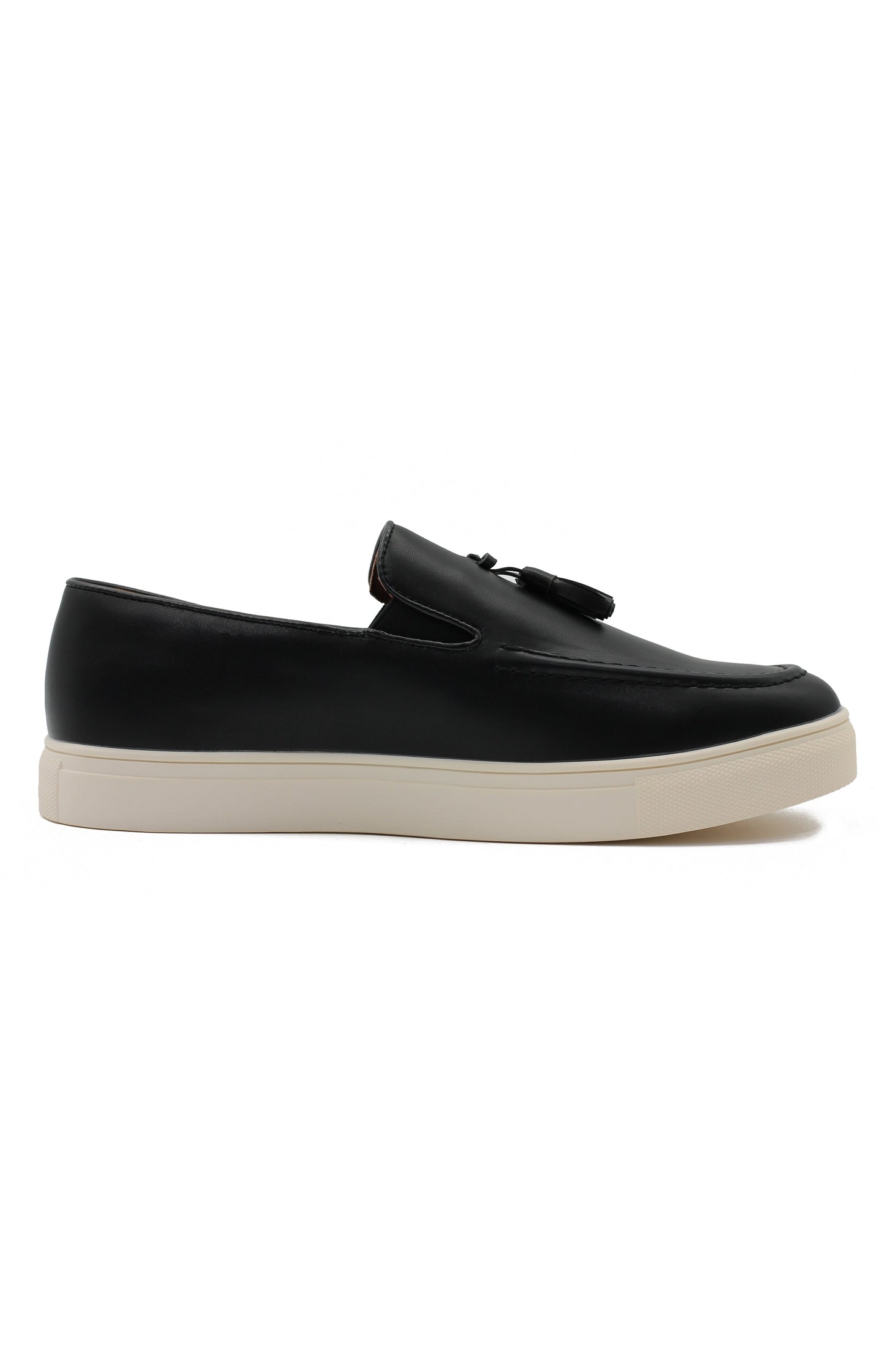 CASUAL FAUX LEATHER SNEAKERS WITH TASSELS