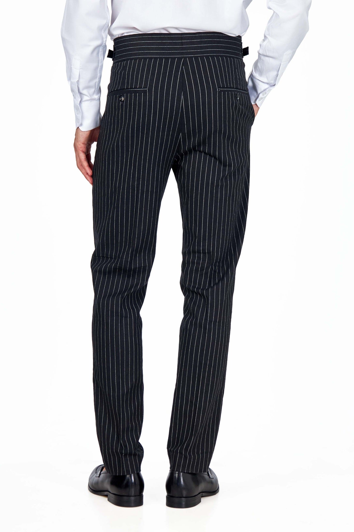 LLYOD Pinstripe Double Breasted Linen Suit