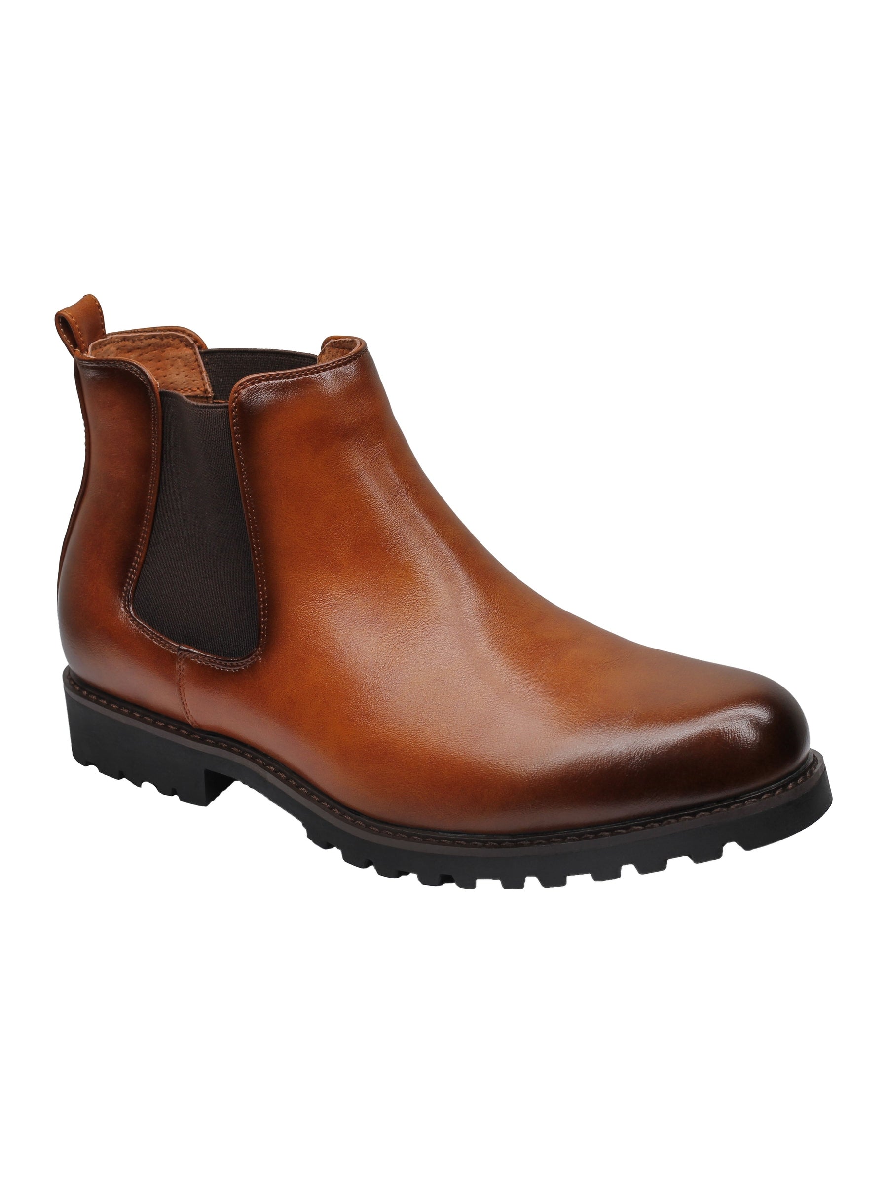 CHELSEA FAUX LEATHER BOOTS