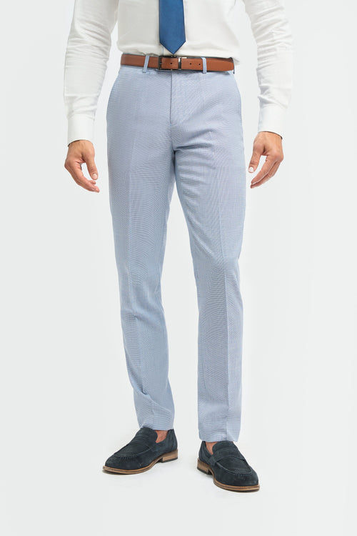 Cavani – Miami Tapered Trousers in Sky Blue