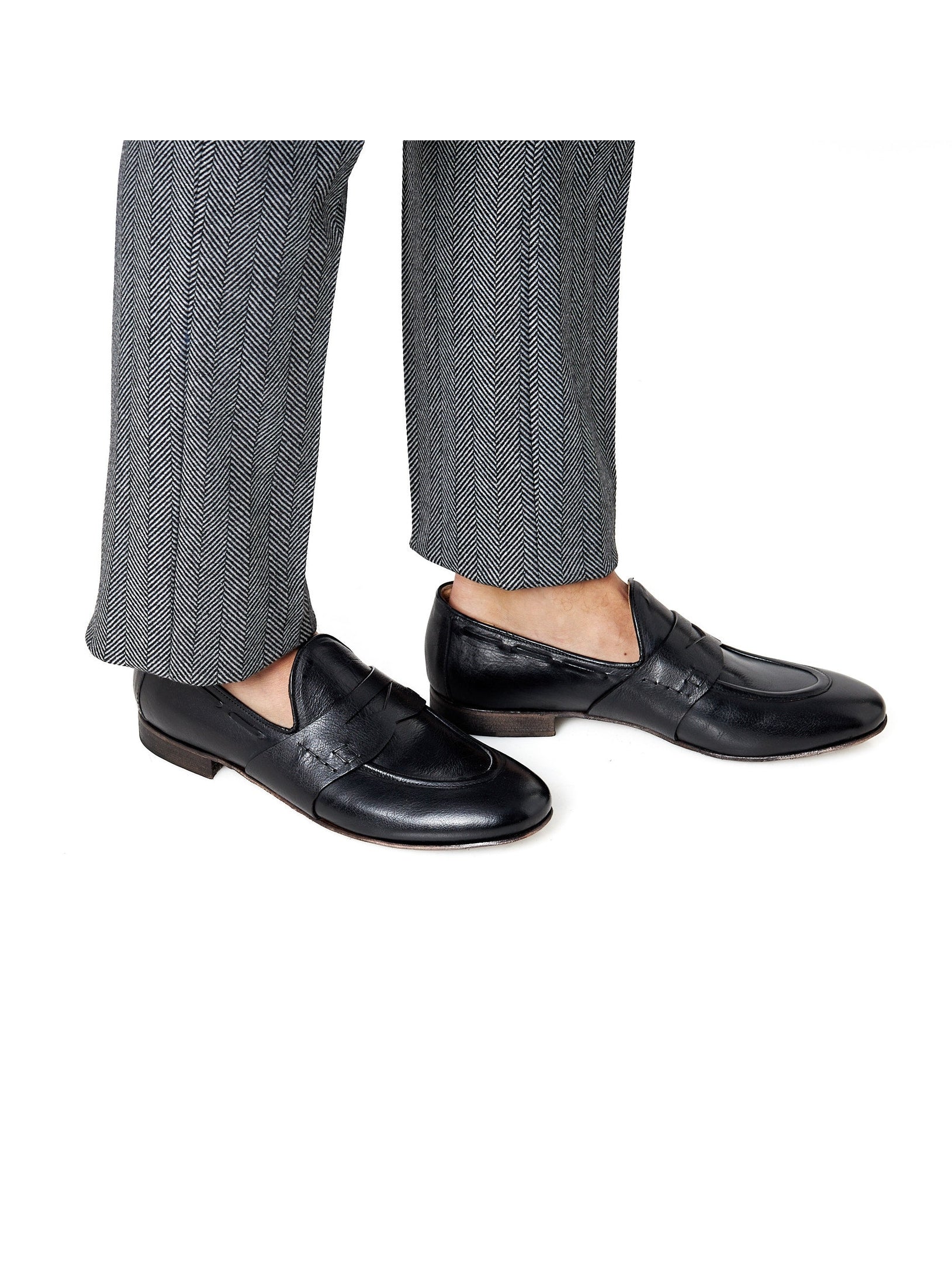 NAPLES 01 - BLACK PENNY LOAFER