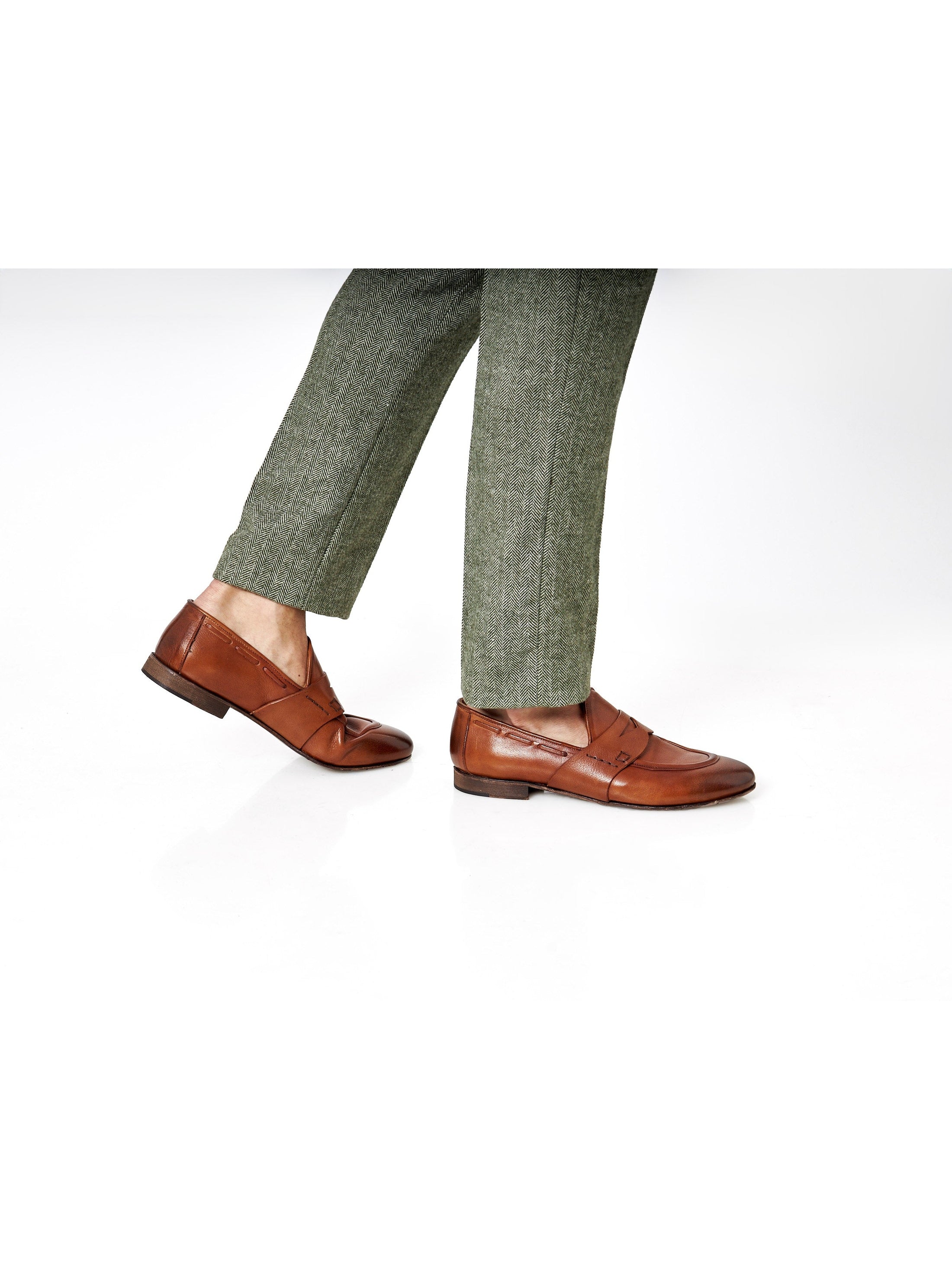 NAPLES 01 - TAN PENNY LOAFER