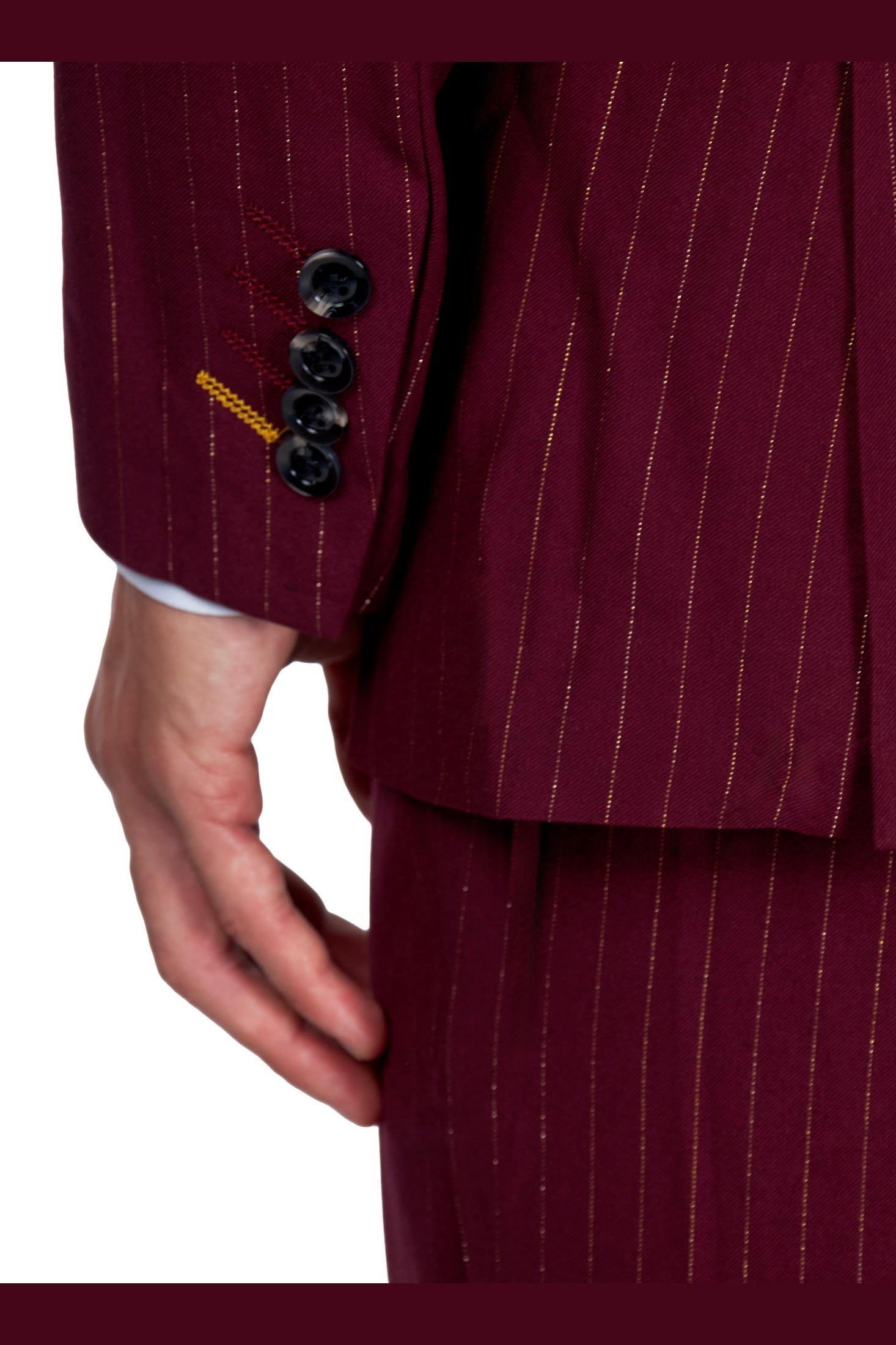 NEIL Pinstripes Suit Tailored Fit