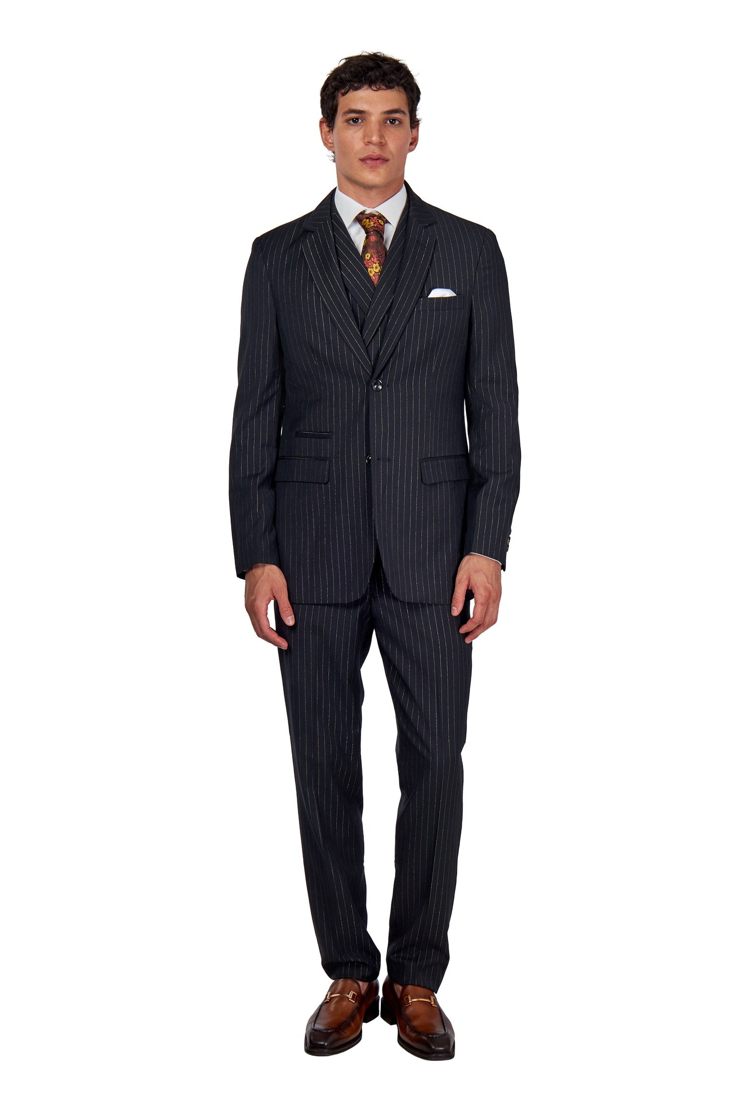 NEIL Suit Pinstripes Tailored Fit