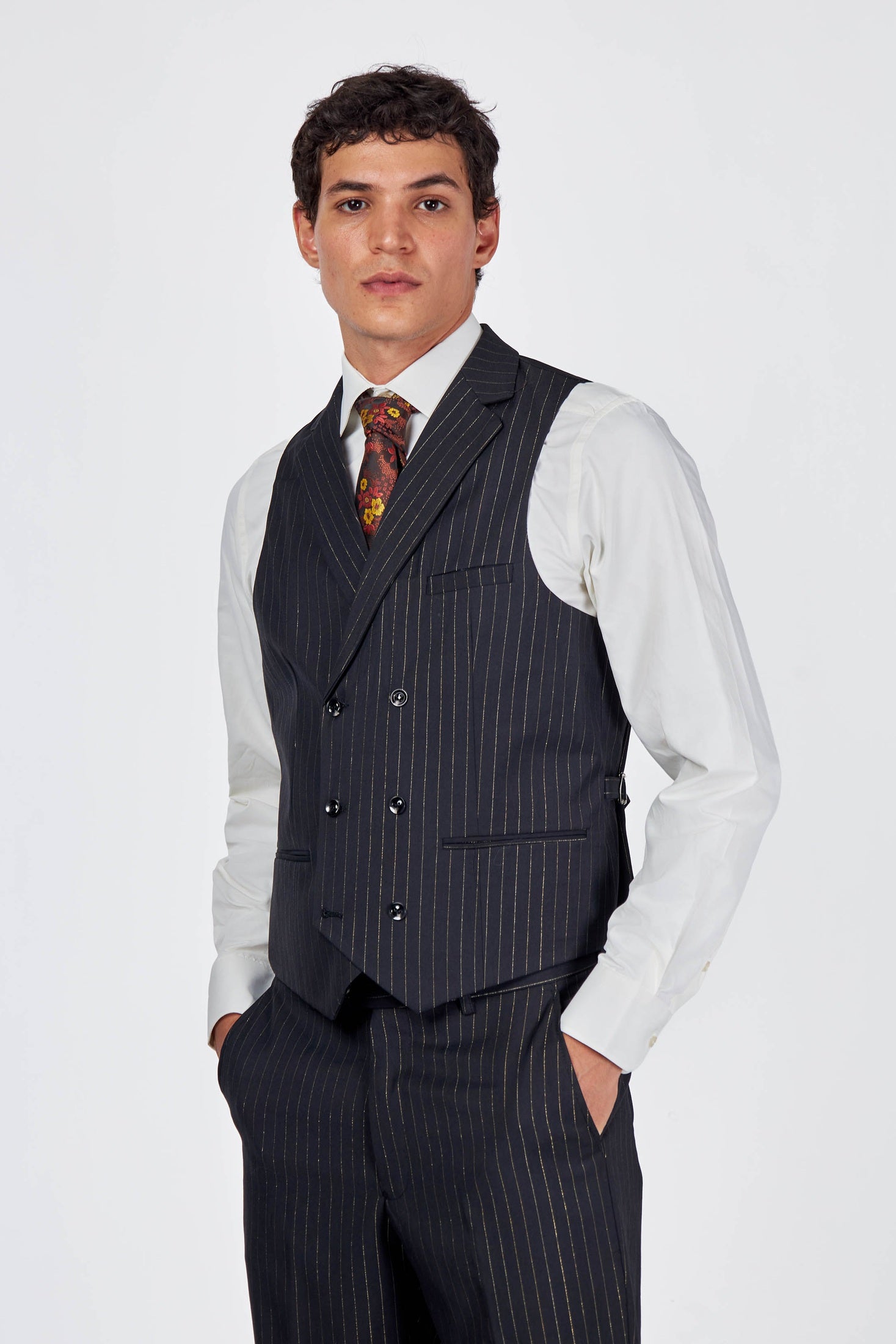 NEIL Suit Pinstripes Tailored Fit