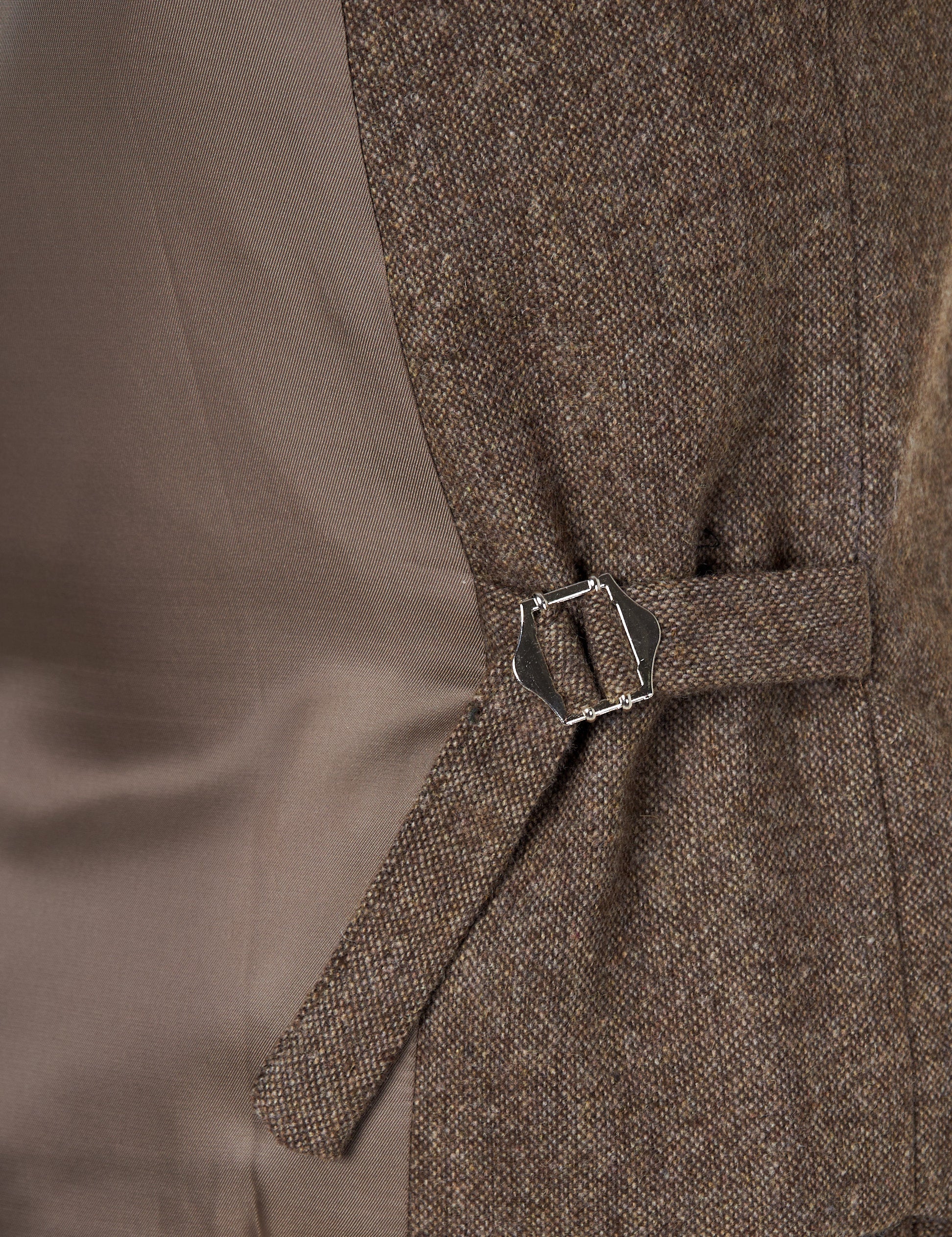 JIM - TWEED BROWN WAISTCOAT