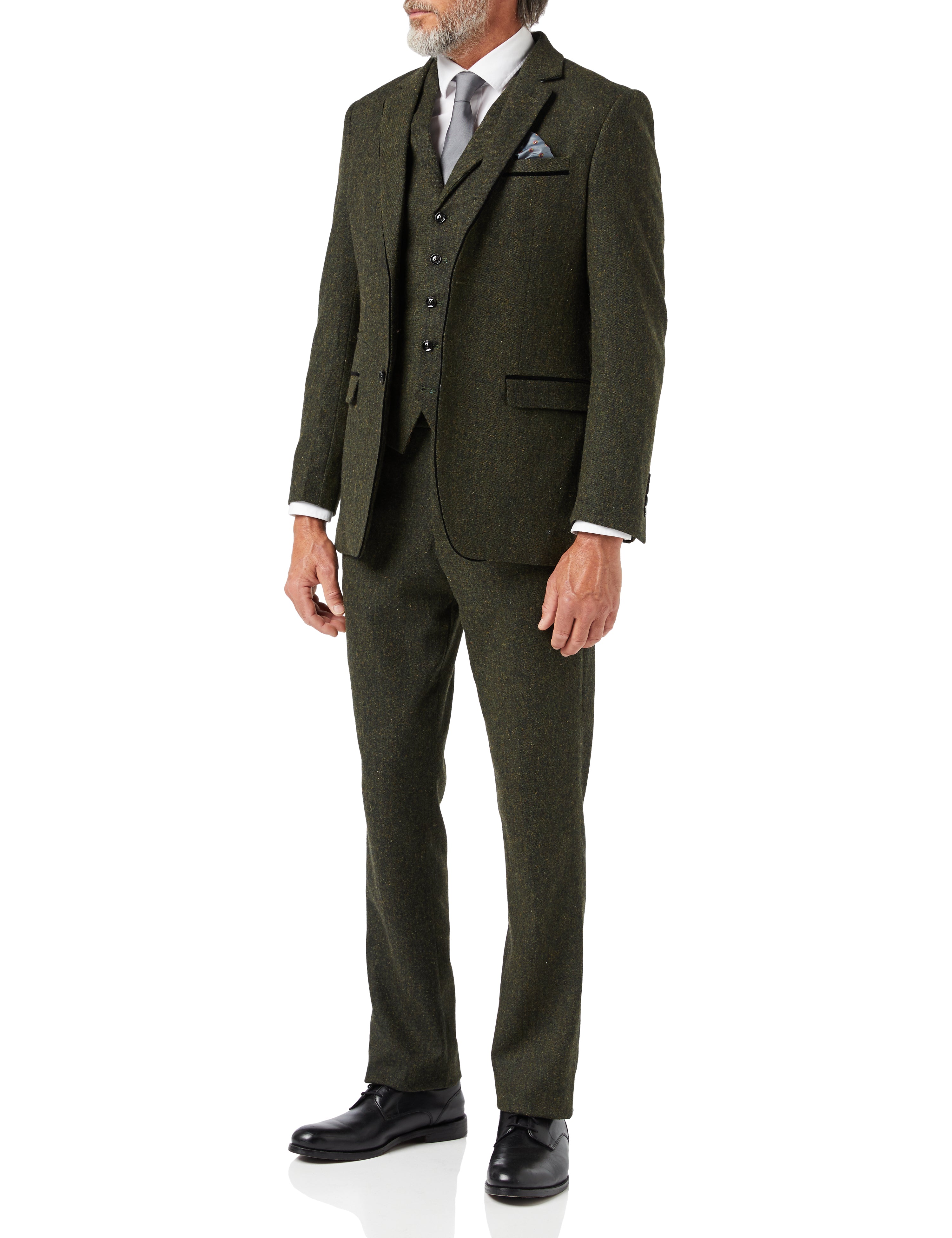 DANE - GREEN TWEED FOR MEN JACKET