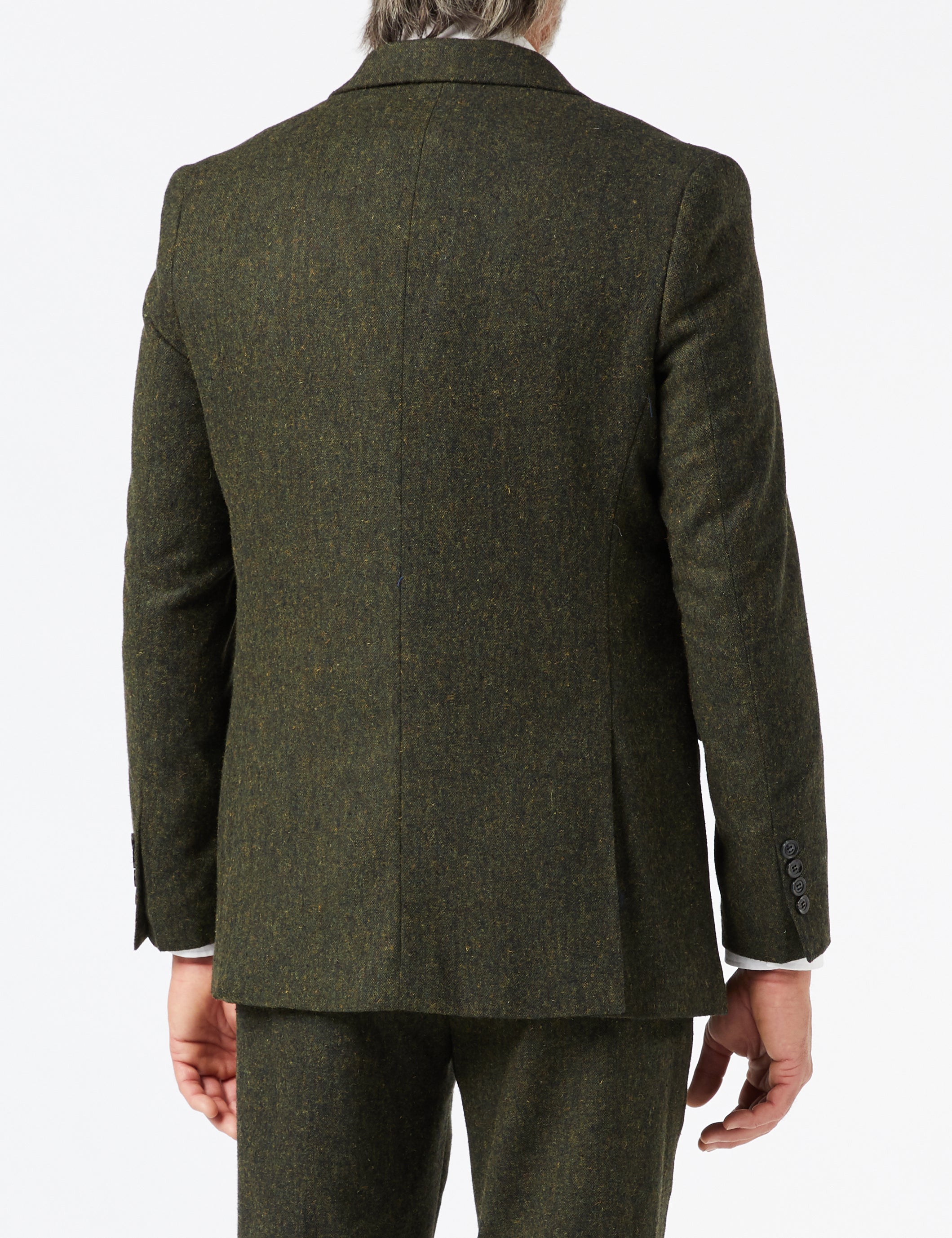 DANE - GREEN TWEED FOR MEN JACKET & WAISTCOAT