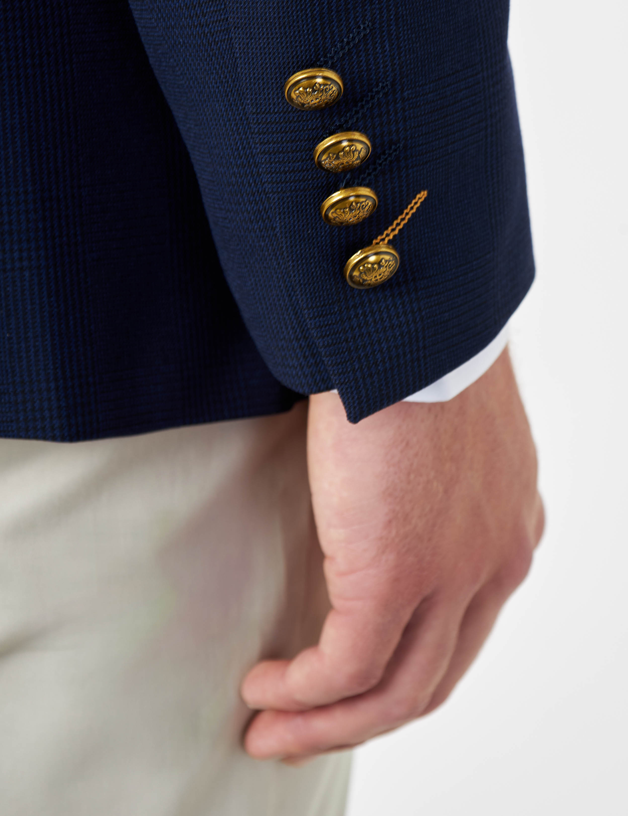 FINLEY Prince of Wales Checks Double Breasted Suit