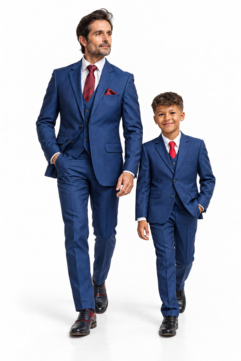Father & Son Ford Royal Blue 3 Piece Matching Suit