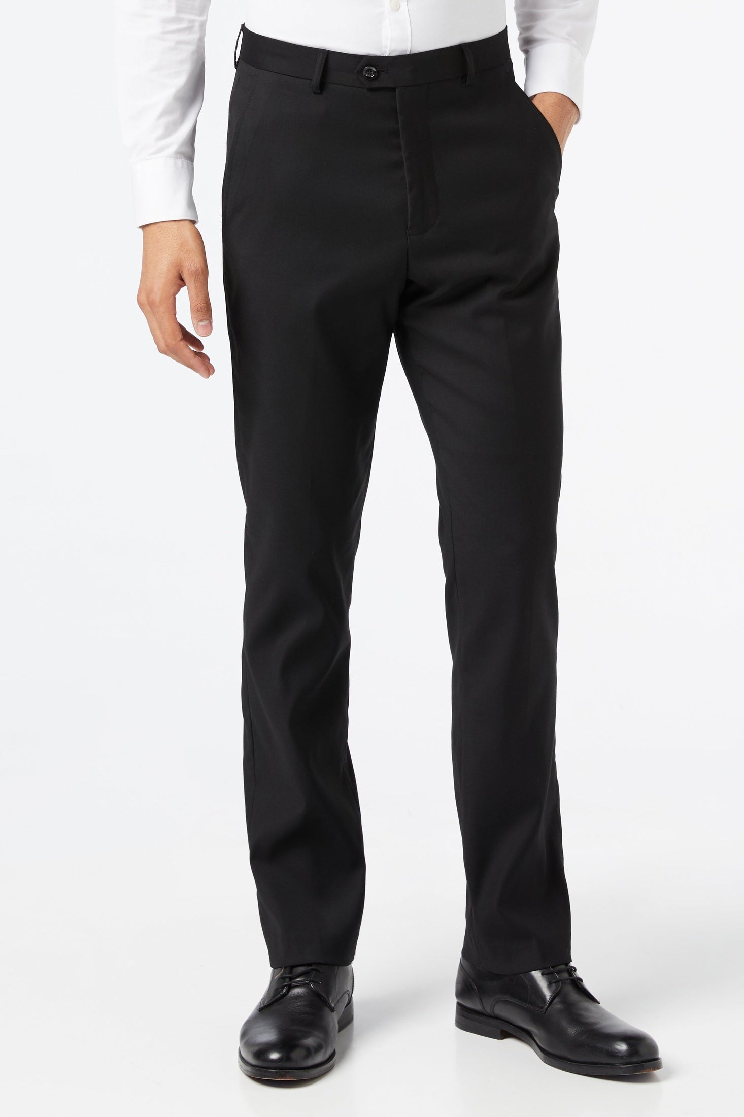 SIN GRAHAM BLACK PLAIN TROUSERS