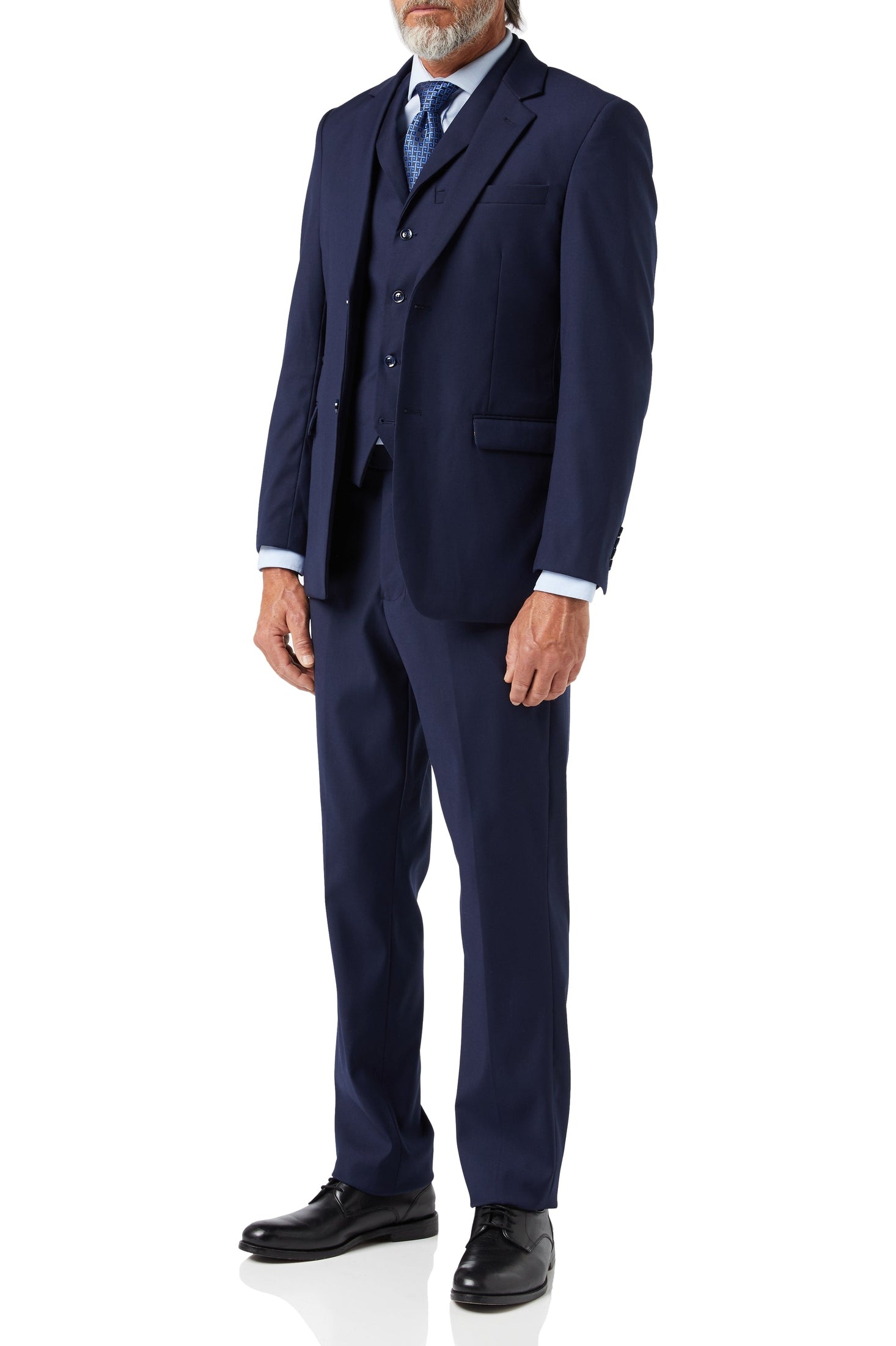 GRAHAM - NAVY SINGLE BREASTED JACKET & WAISTCOAT