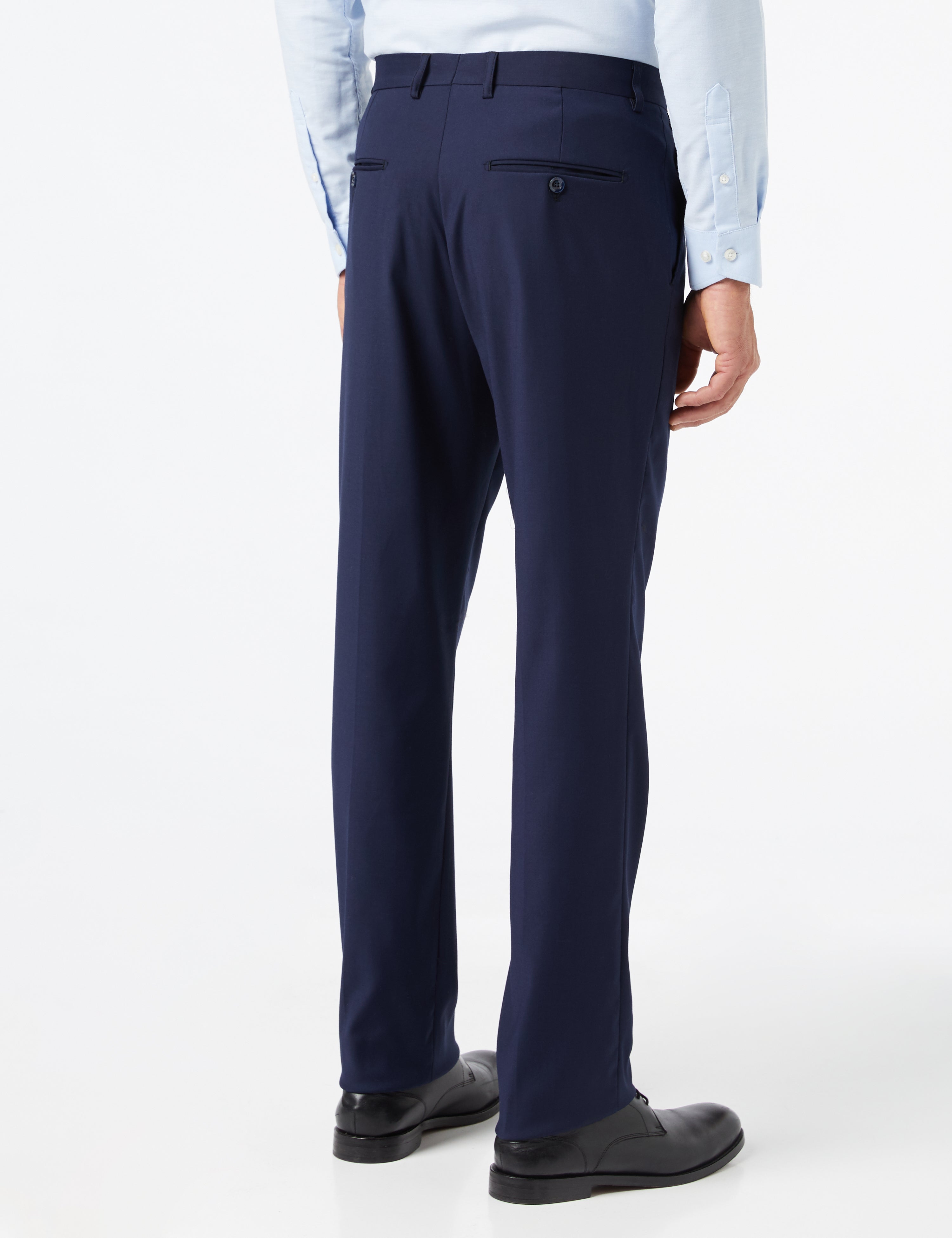 GRAHAM - NAVY BLUE PLAIN TROUSERS