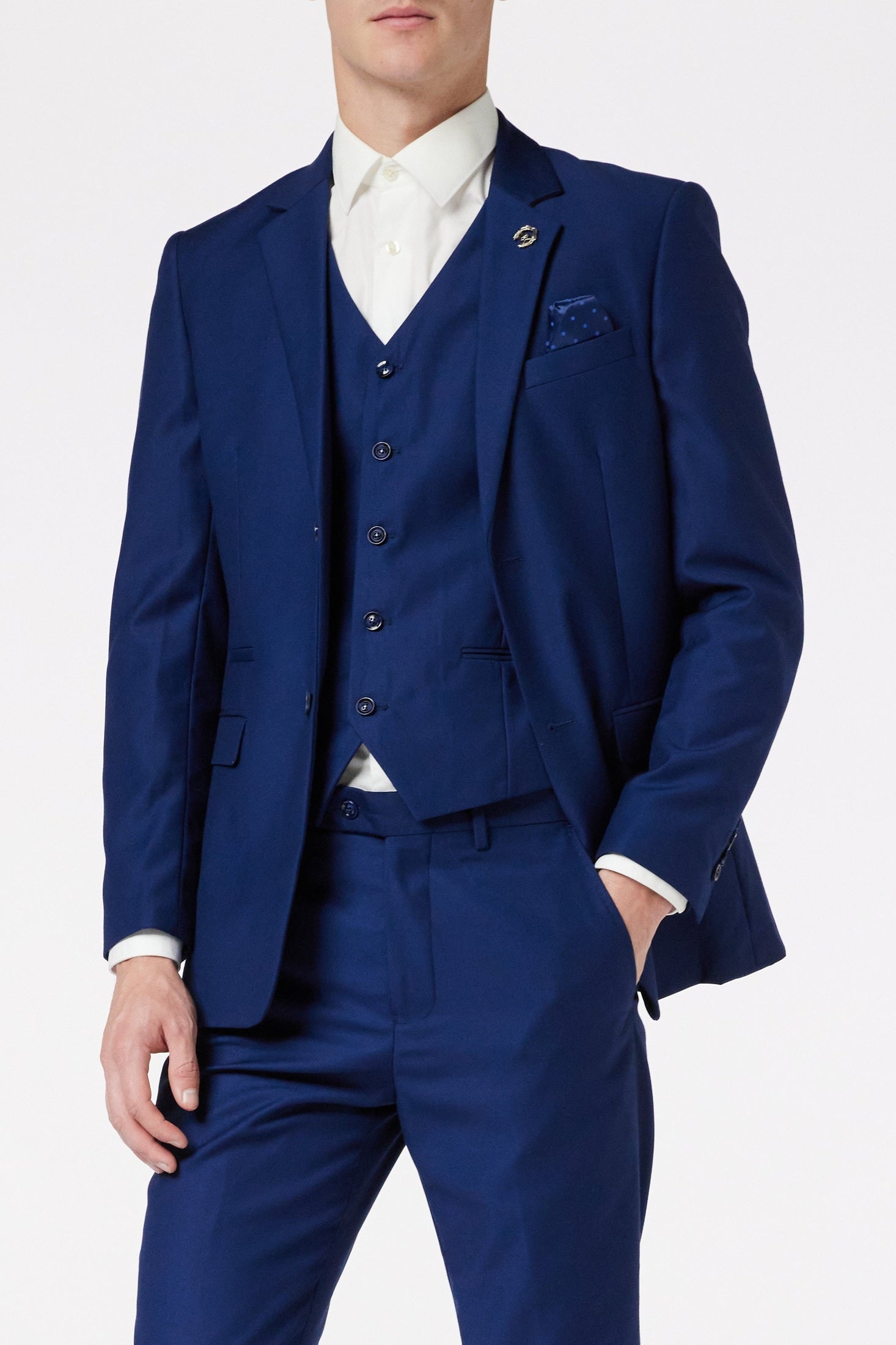 Retro Smart Formal 3-Piece Business Suit