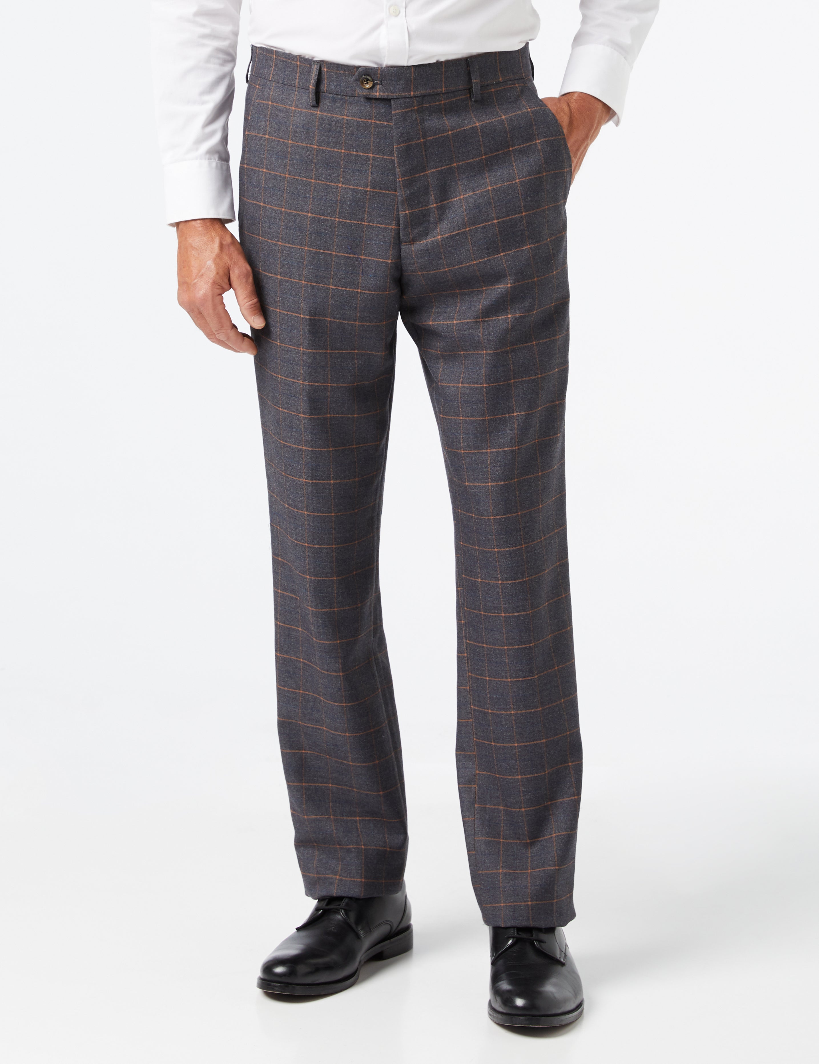 ROGER GREY TAILORED FIT SUIT TROUSER