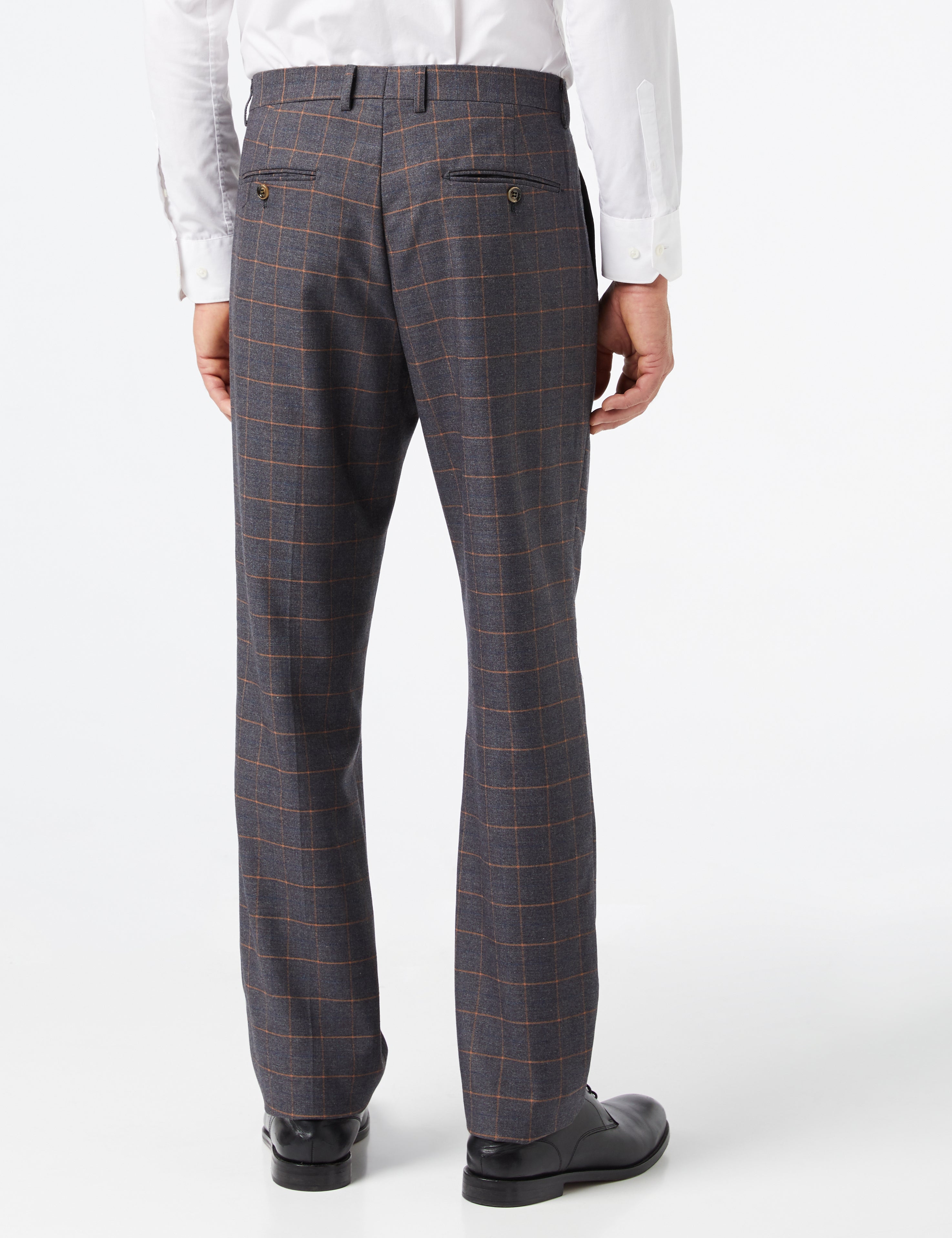 ROGER GREY TAILORED FIT SUIT TROUSER